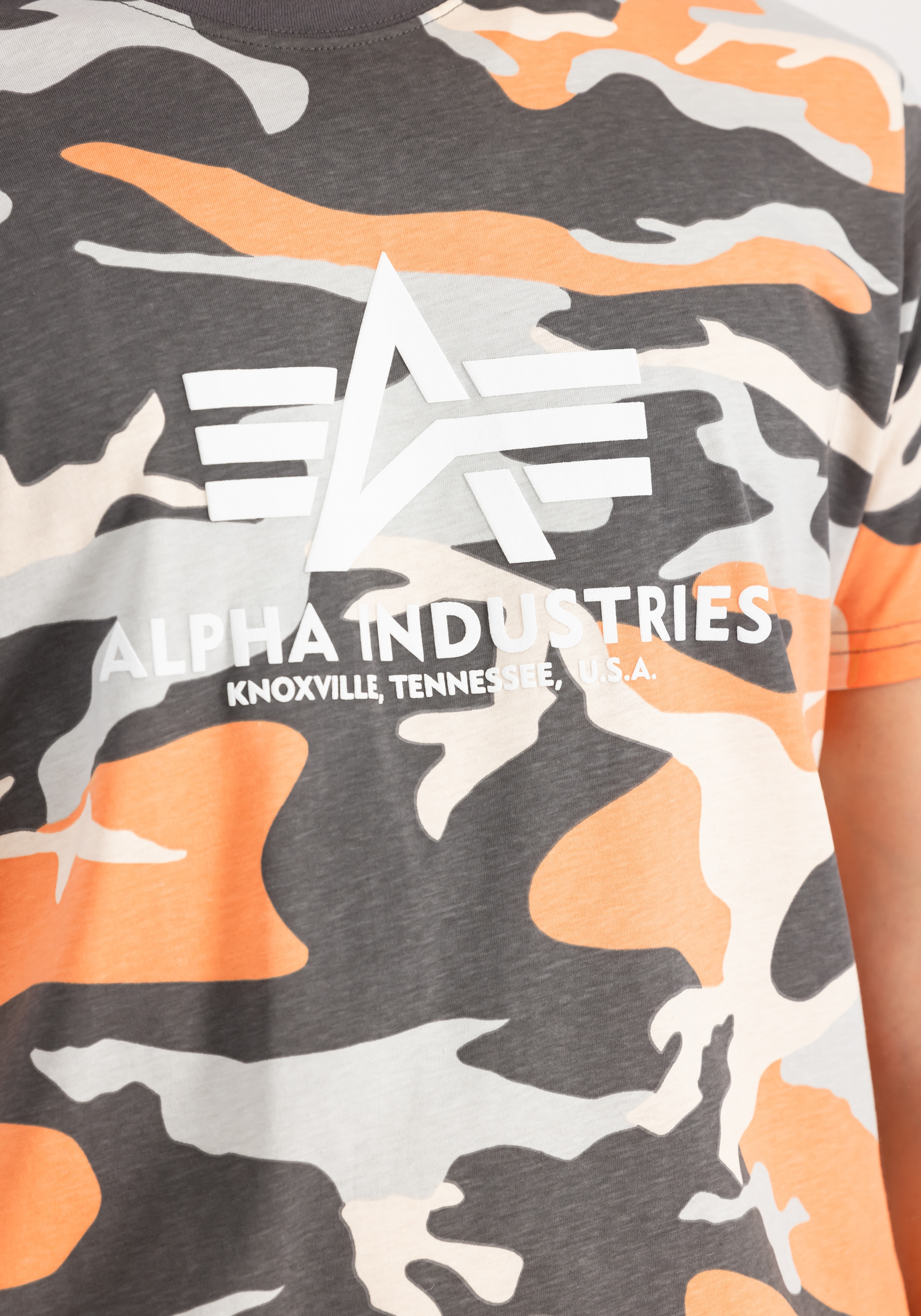 Alpha Industries T-Shirt »ALPHA INDUSTRIES Men - Hoodies Basic T Camo PP«