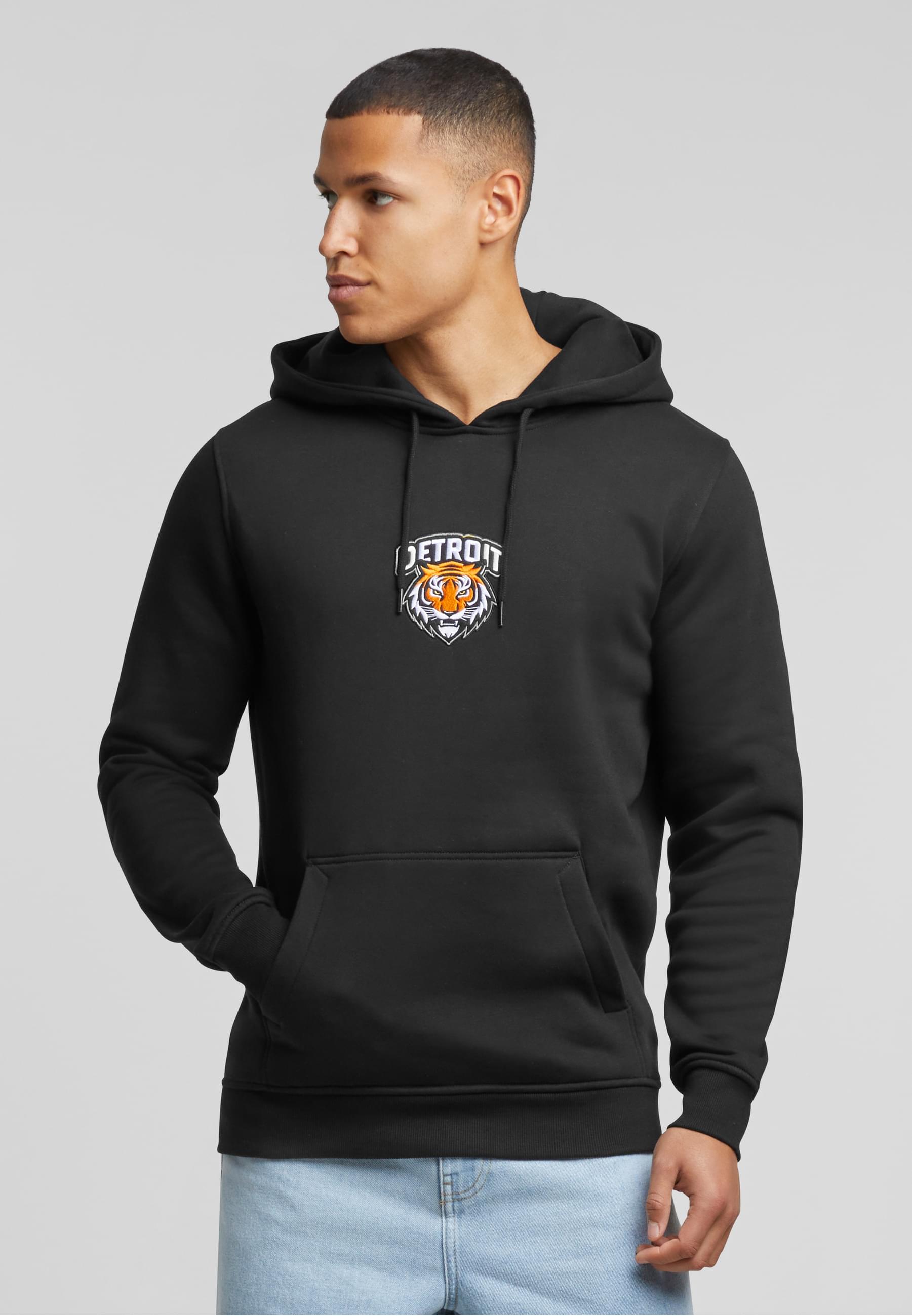 Thumbnail - MisterTee Kapuzensweatshirt "MisterTee Detroit Tiger Head Hoody", (1 tlg.)