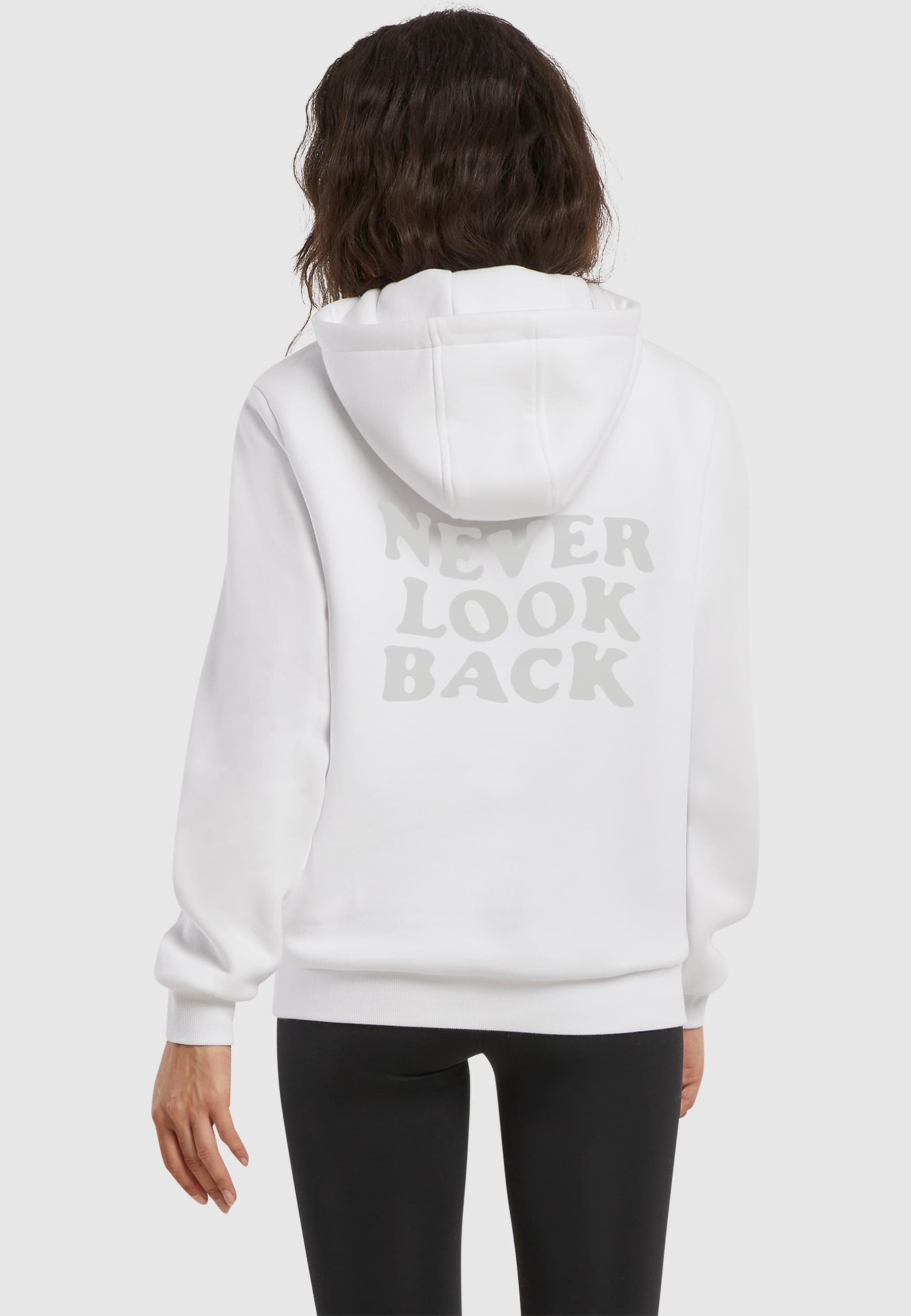 Miss Tee Kapuzenpullover »Miss Tee Never Look Back Ladies Fluffy Hoody«, (1 tlg.)
