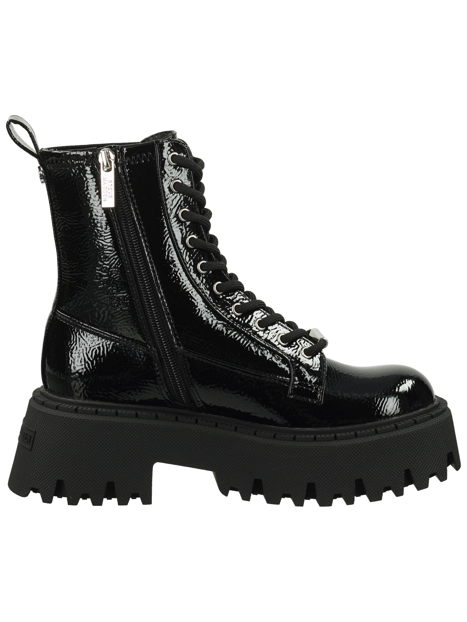 STEVE MADDEN Schnürstiefelette »STEVE MADDEN Stiefelette Lederimitat/Textil«