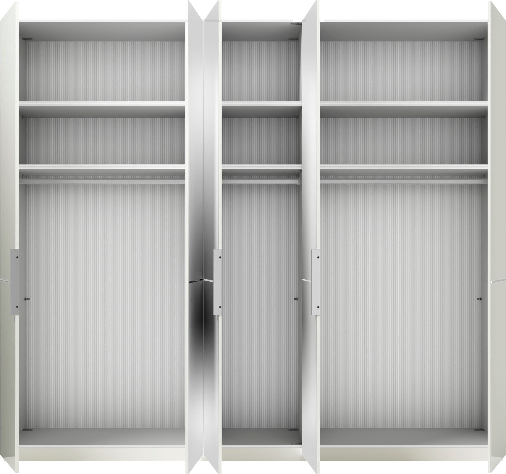 Musterring Drehtürenschrank »Imola W«, inkl. Einlegeböden und Kleiderstangen, mit Glas- und Spiegeltüren