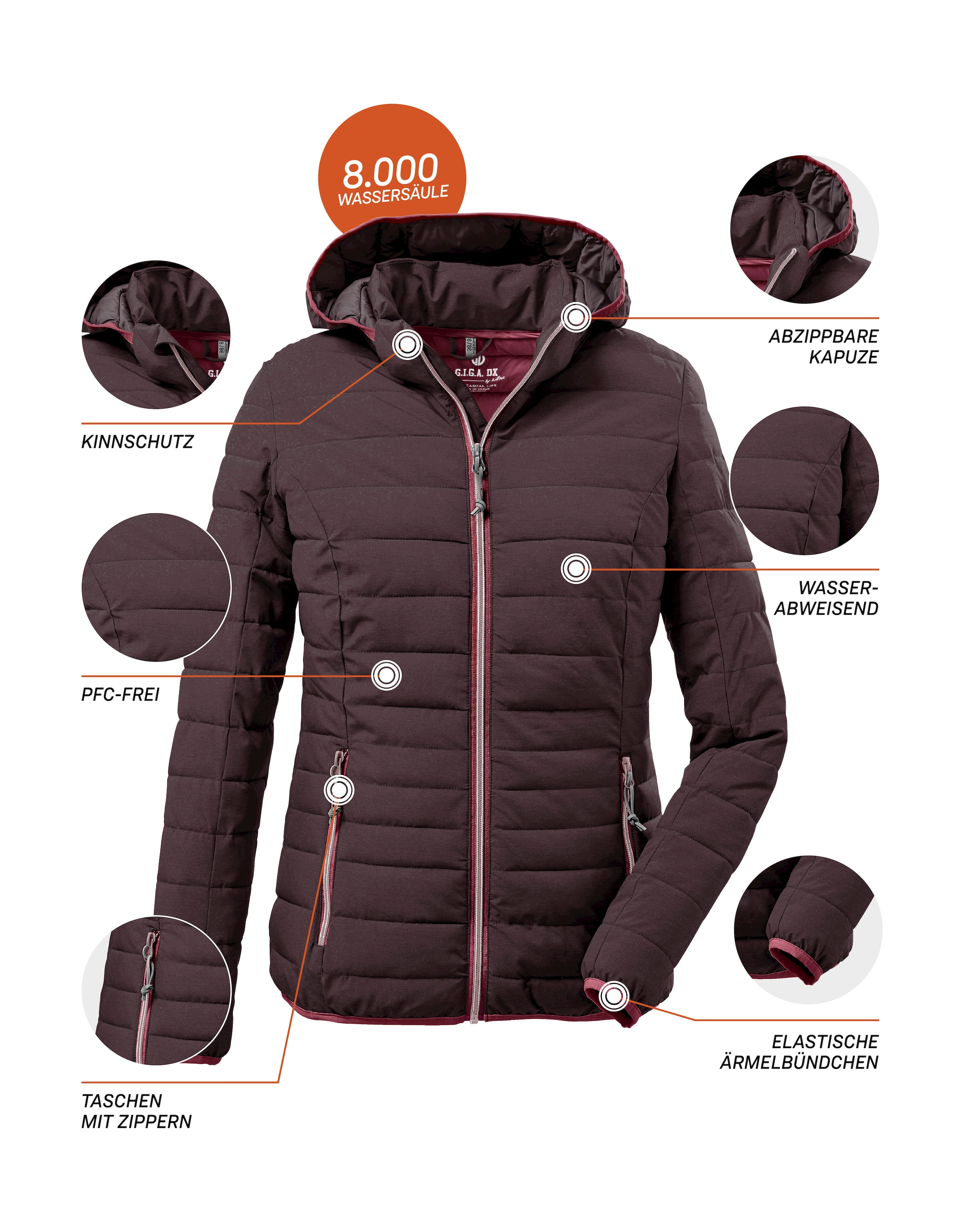 Steppjacke G.I.G.A. »Uyaka« online DX BAUR | killtec bestellen by