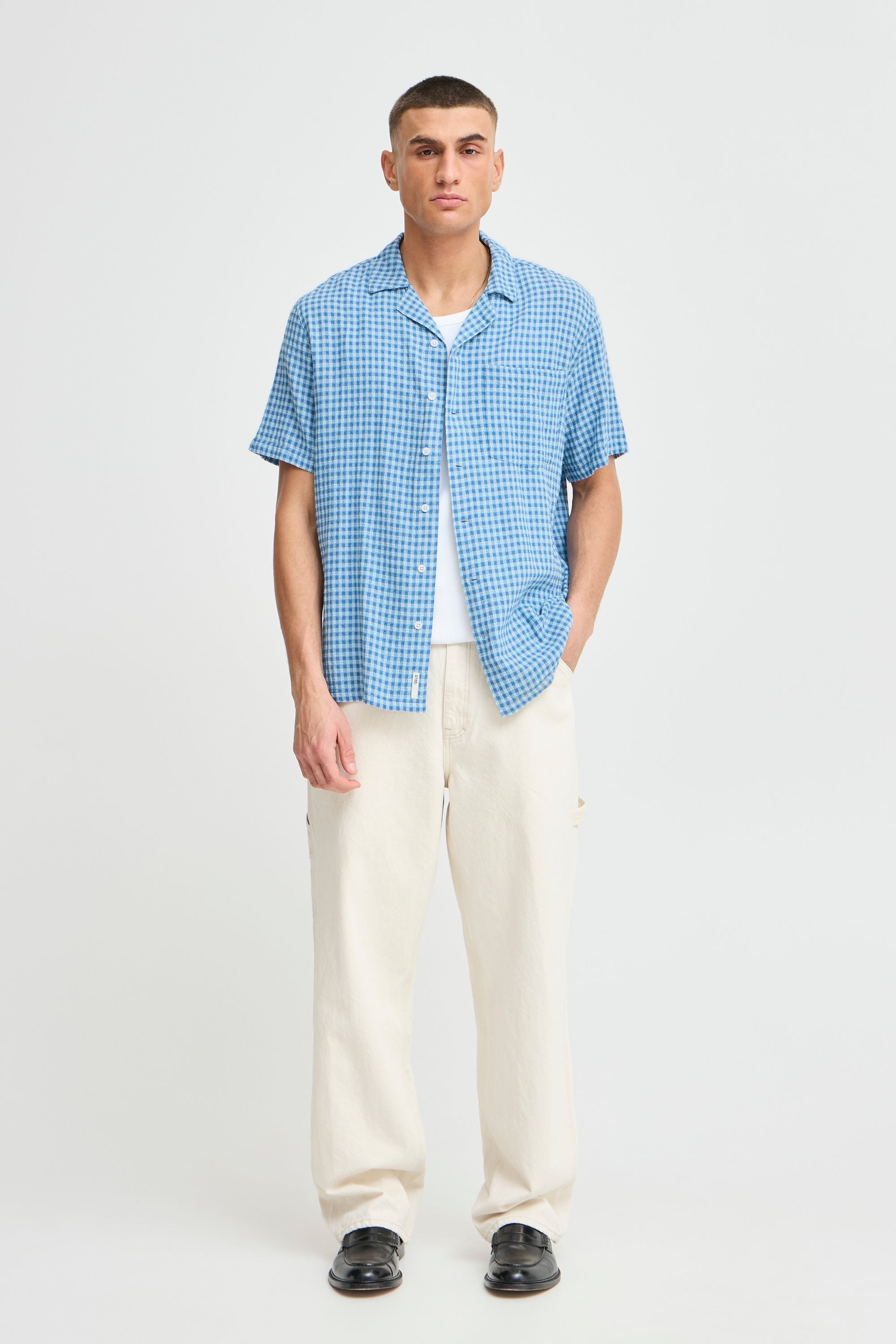 Solid Kurzarmshirt "Kurzarmhemd SDORLANDO" günstig online kaufen