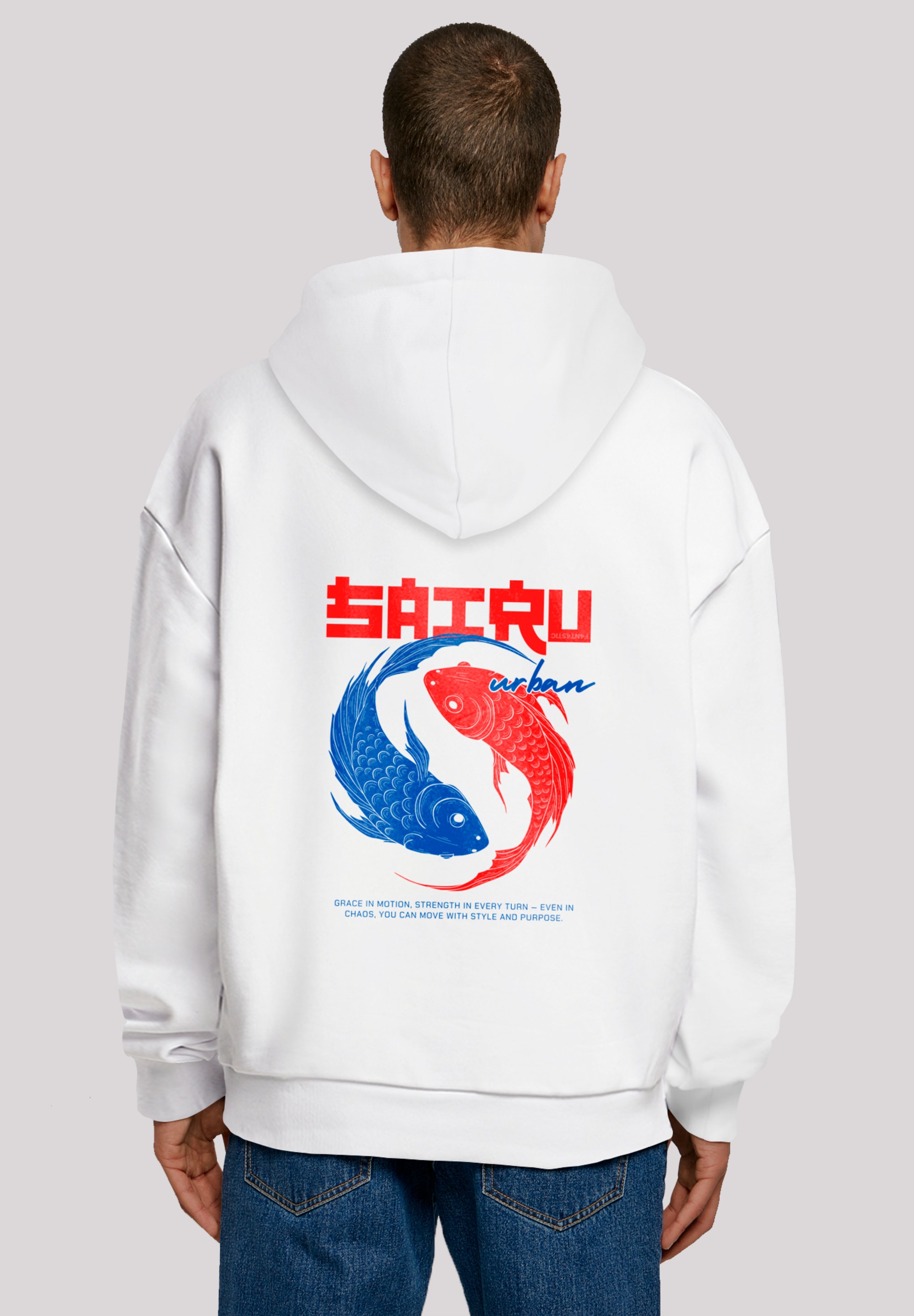 F4NT4STIC Kapuzenpullover »Koi Fish Japan Streetstyle«, Japan Streetwear Styles