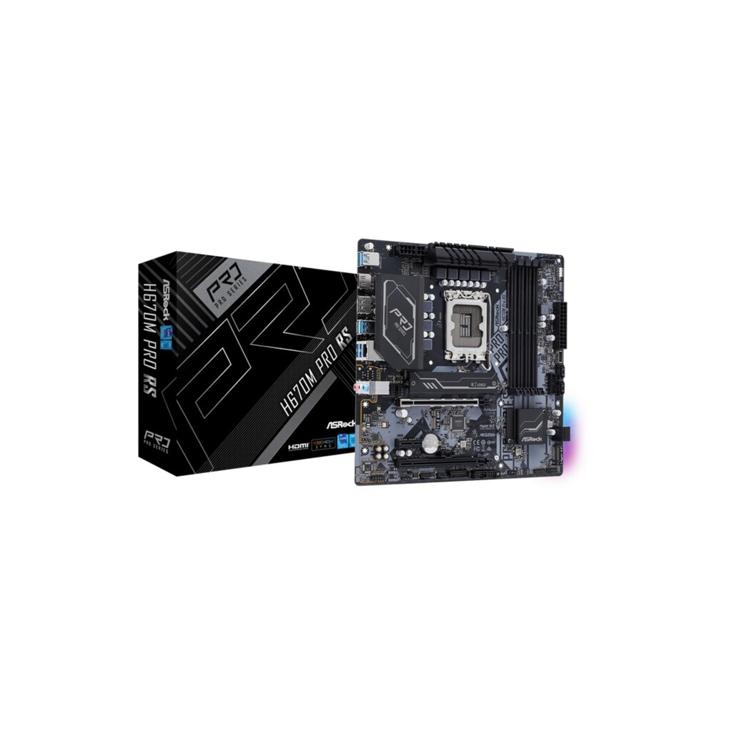 Asrock Mainboard »H670M Pro RS«