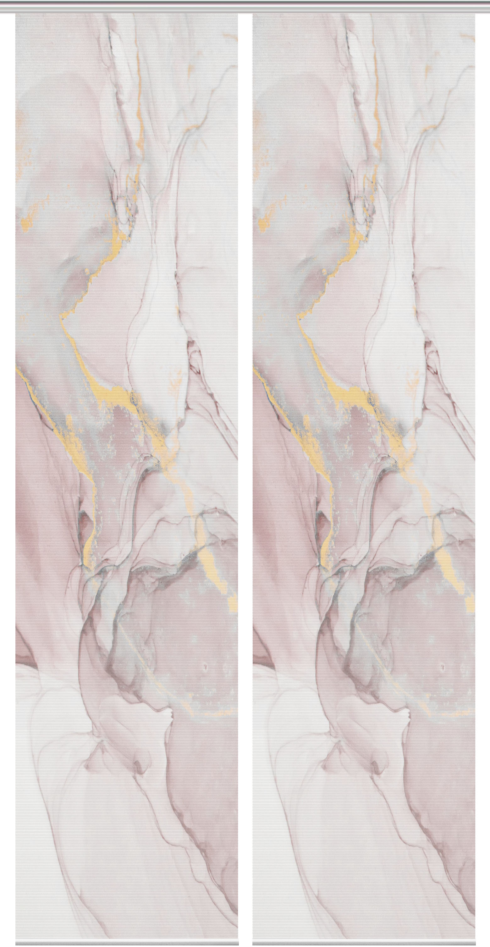 Thumbnail - Vision S Schiebegardine "MARMOSA 2er SET" Paneelwagen 2 Stk. tlg. Bambus-Optik, Digital bedruckt