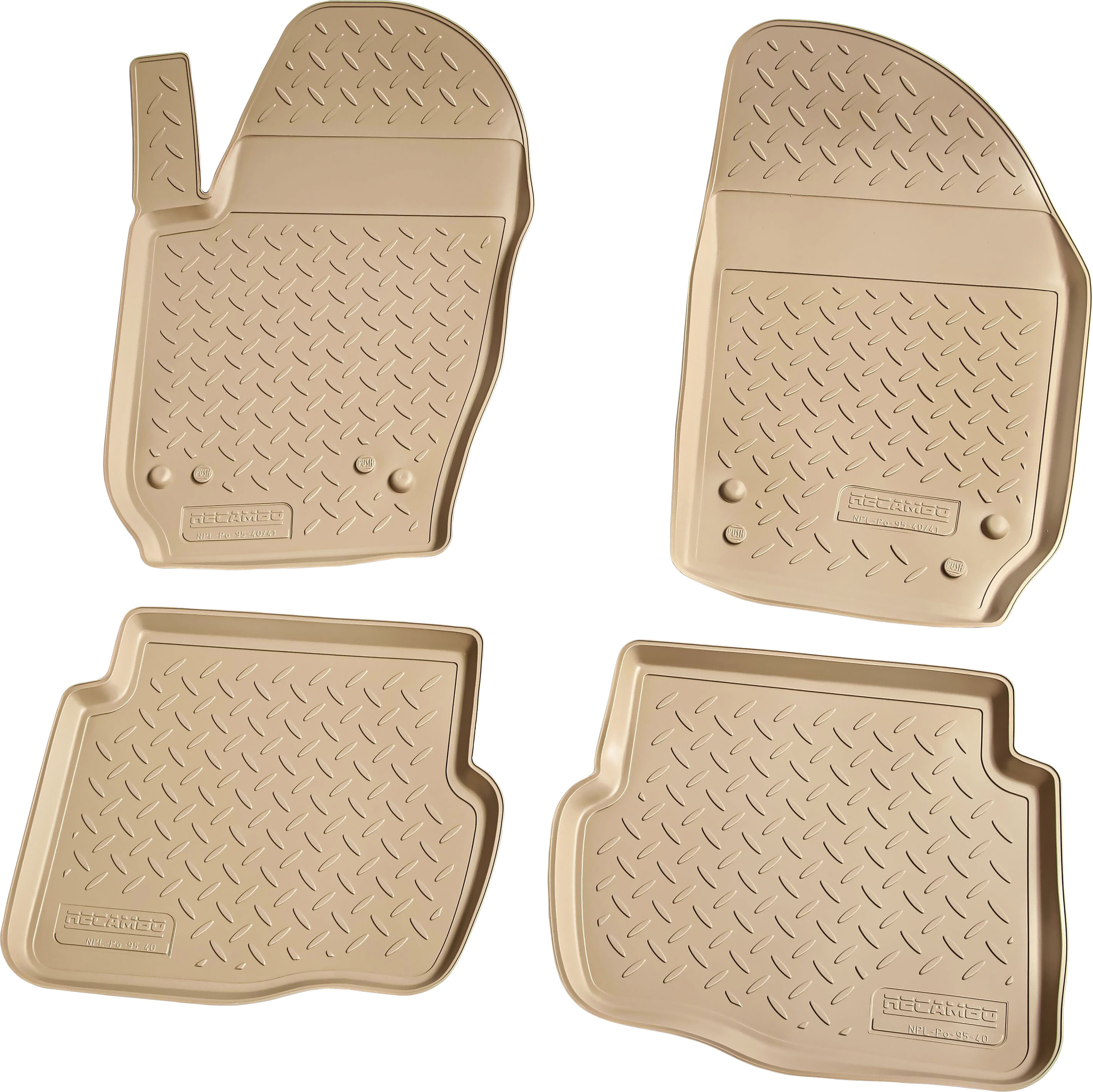 RECAMBO Passform-Fußmatten »CustomComforts«, | GLS BAUR perfekte Passform (Set, 4 online kaufen 2012, GL, St.), MERCEDES, Klasse ab X166