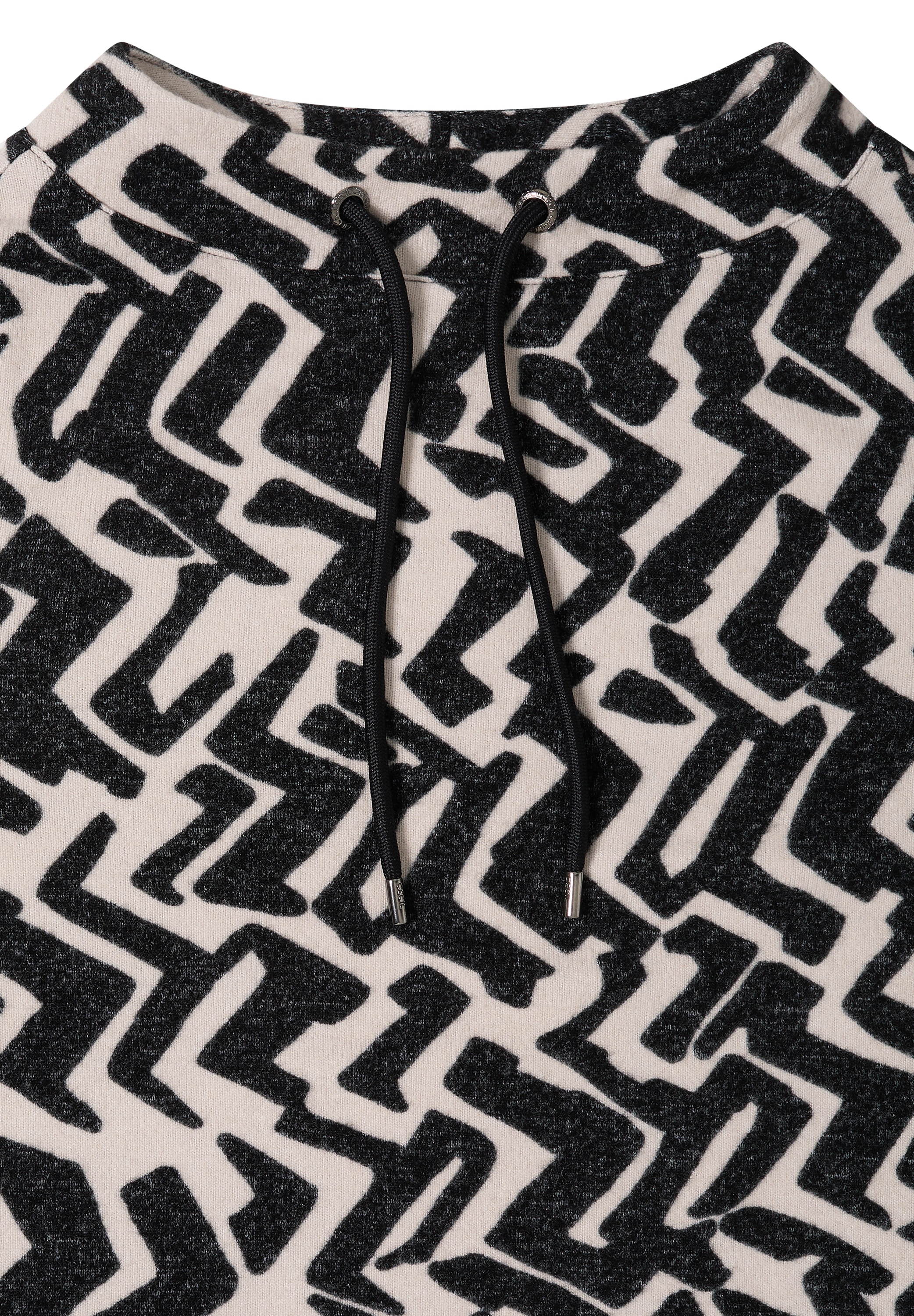 Cecil Stehkragenpullover mit Grafikmuster