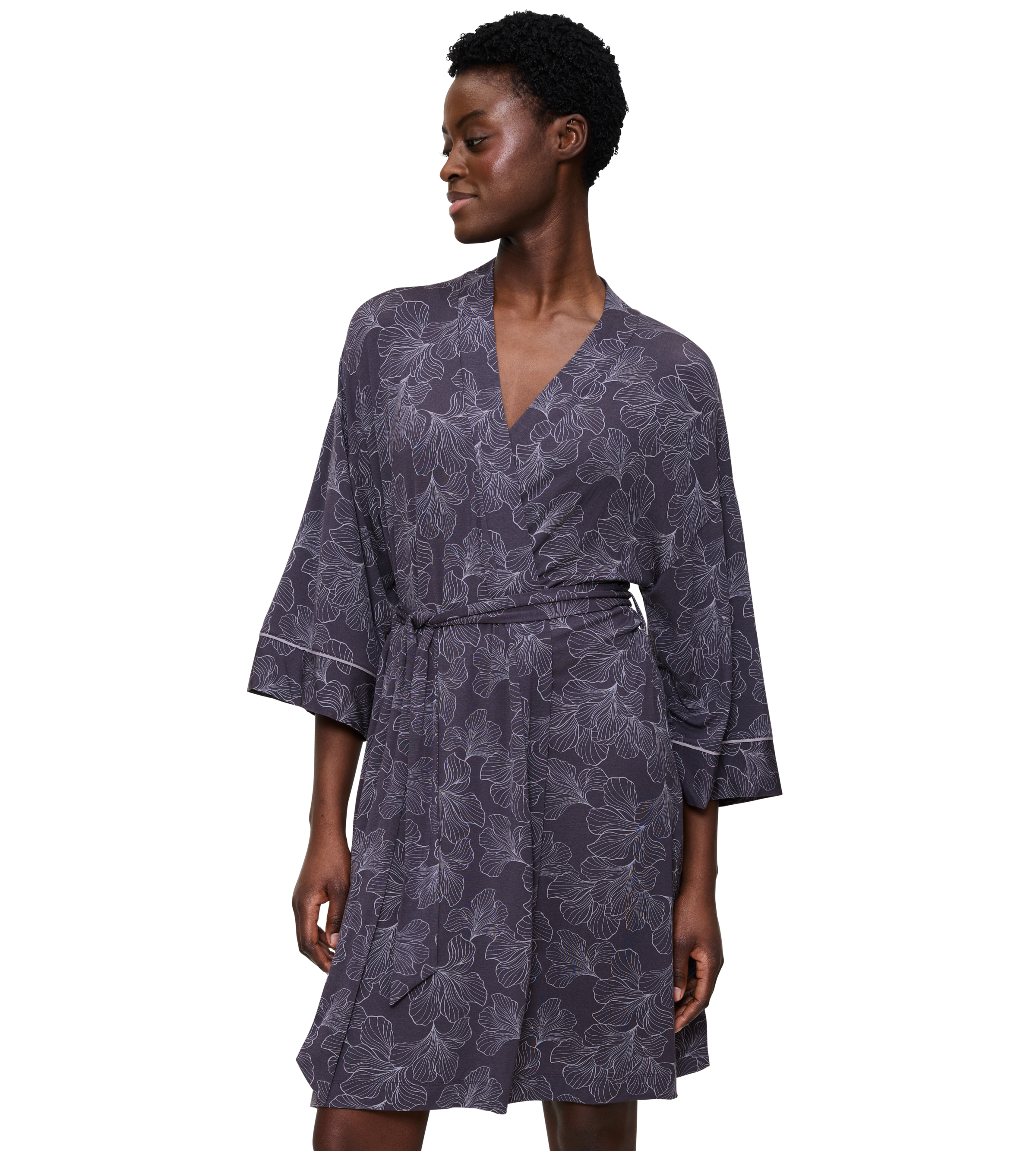 Triumph Morgenmantel "Aura Spotlight Robe 01" weich, atmungsaktiv, knielang günstig online kaufen