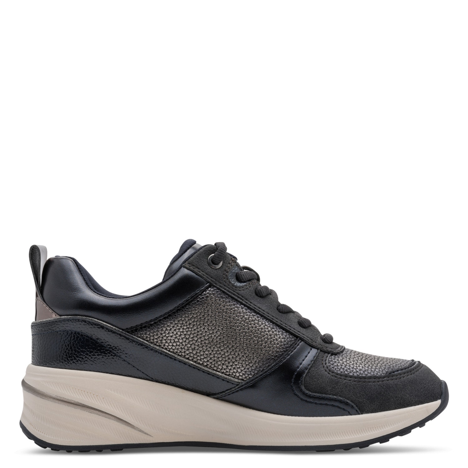 Tamaris Keilsneaker  Freizeitschuh, Schnürer in veganer Verarbeitung, schmale Form