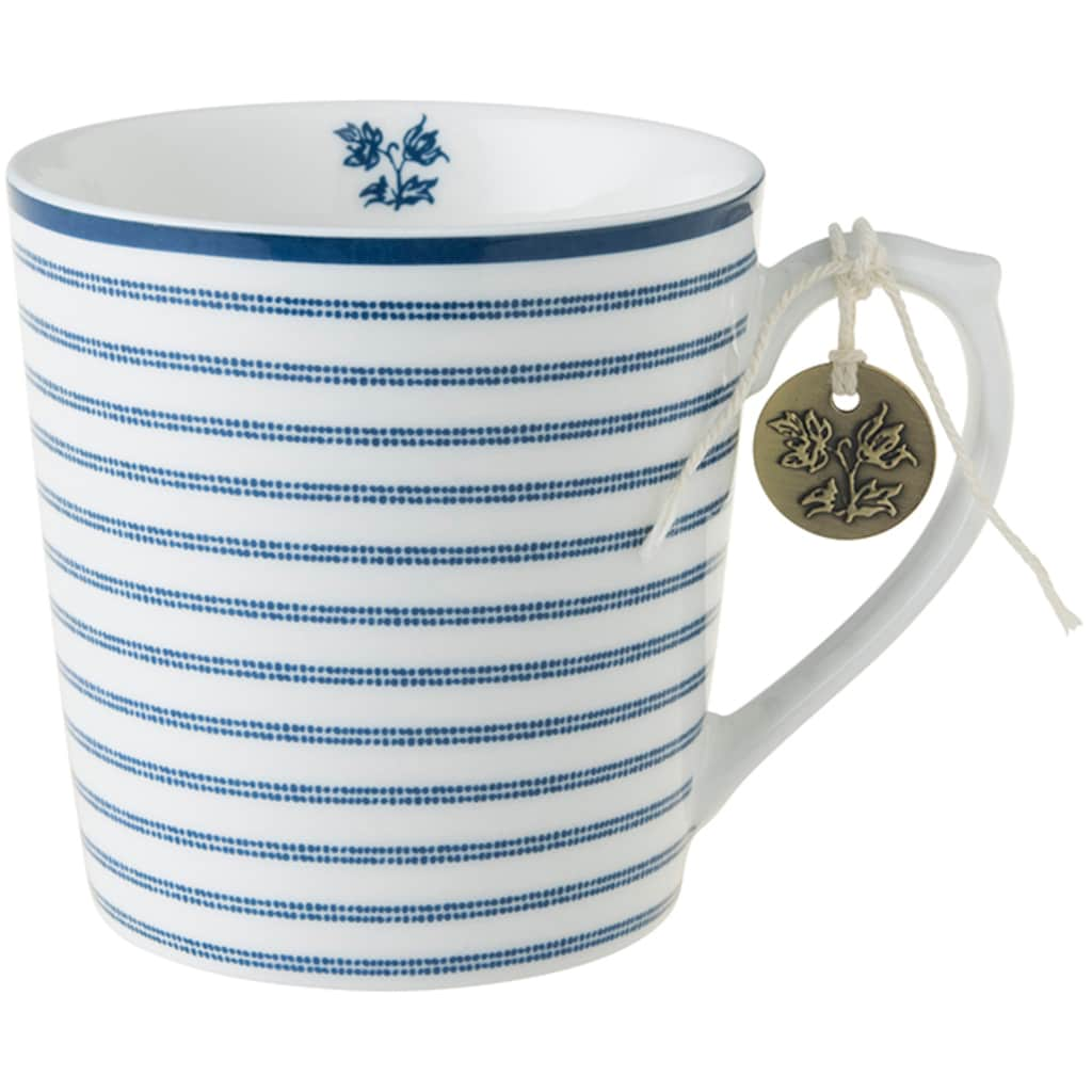 LAURA ASHLEY BLUEPRINT COLLECTABLES Becher »Designs China Rose, Sweet Allysum, Floris, Candy Stripe«, (Set, 4 tlg.)