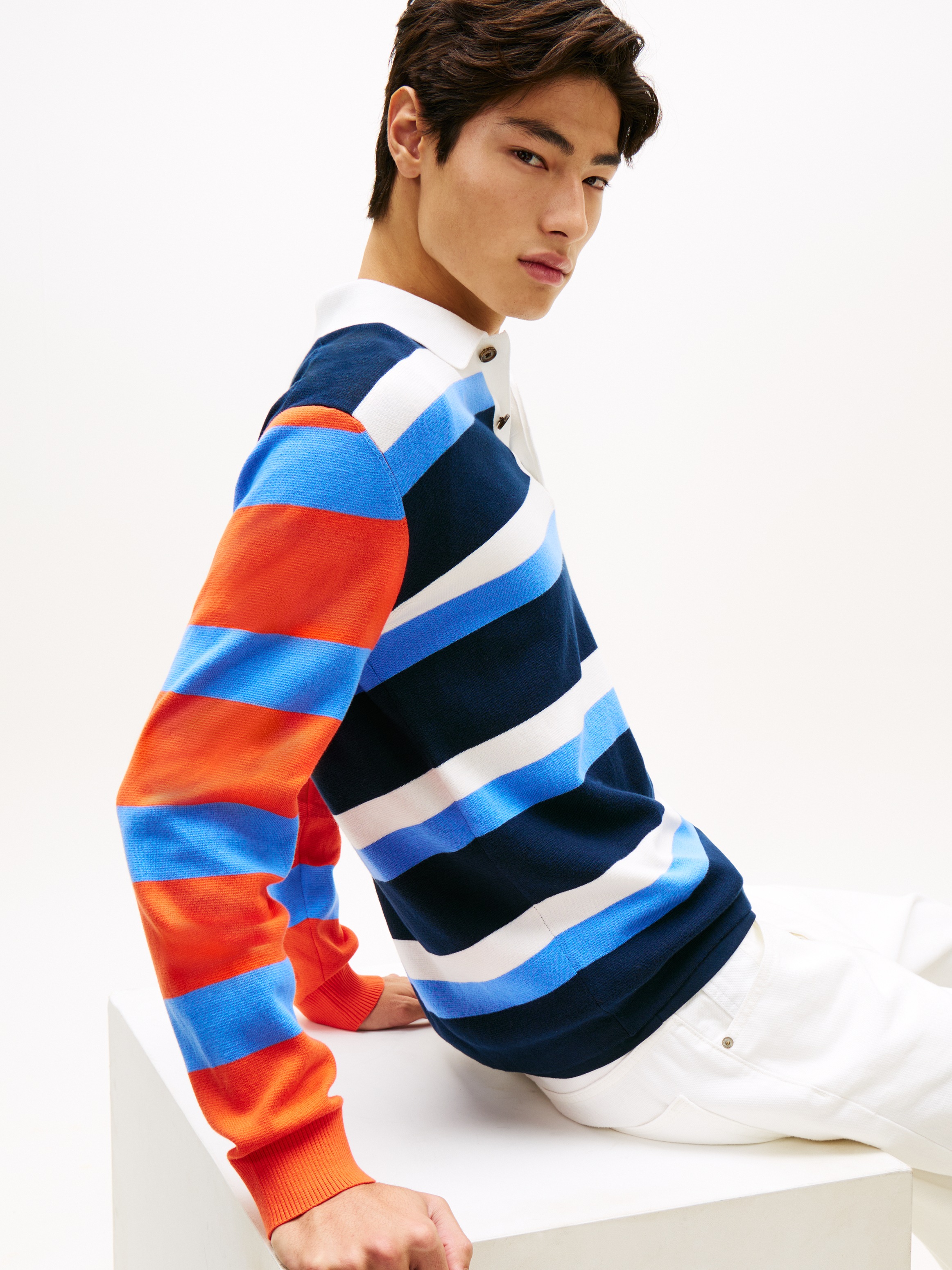 Tommy Jeans Polokragenpullover "REGULAR RUGBY" Regular fit mit Polokragen günstig online kaufen