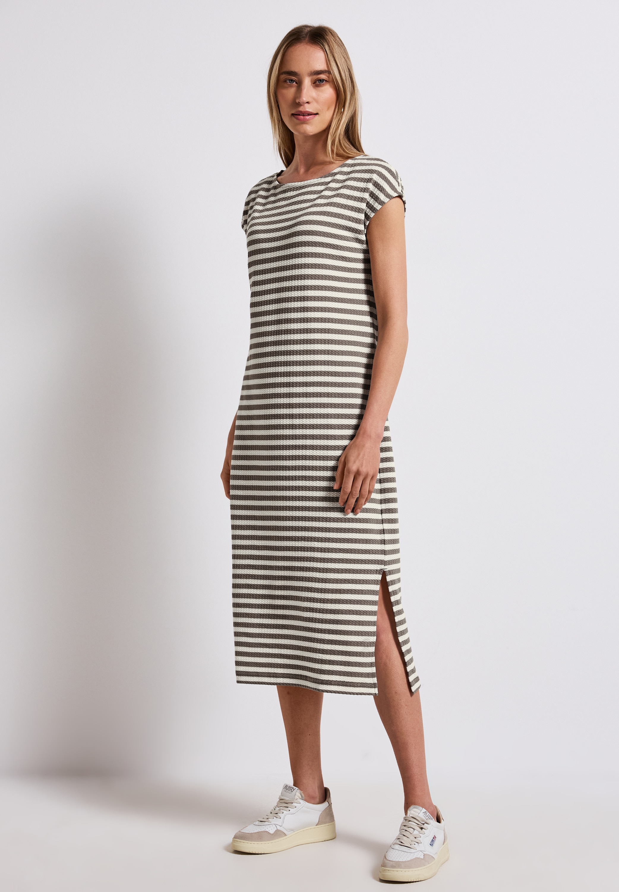STREET ONE Midikleid, mit Streifen günstig online kaufen