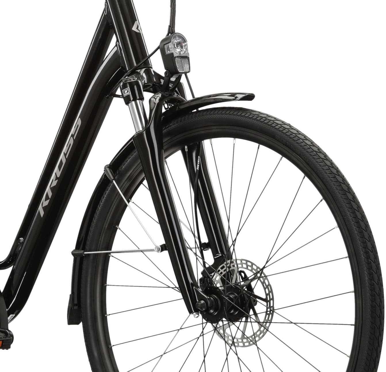 Kross Cityrad »KROSS Citybike Sentio 3.0 schwarz 24 Gänge«, 24 Gang, Shimano, ACERA M3020 Schaltwerk, Kettenschaltung