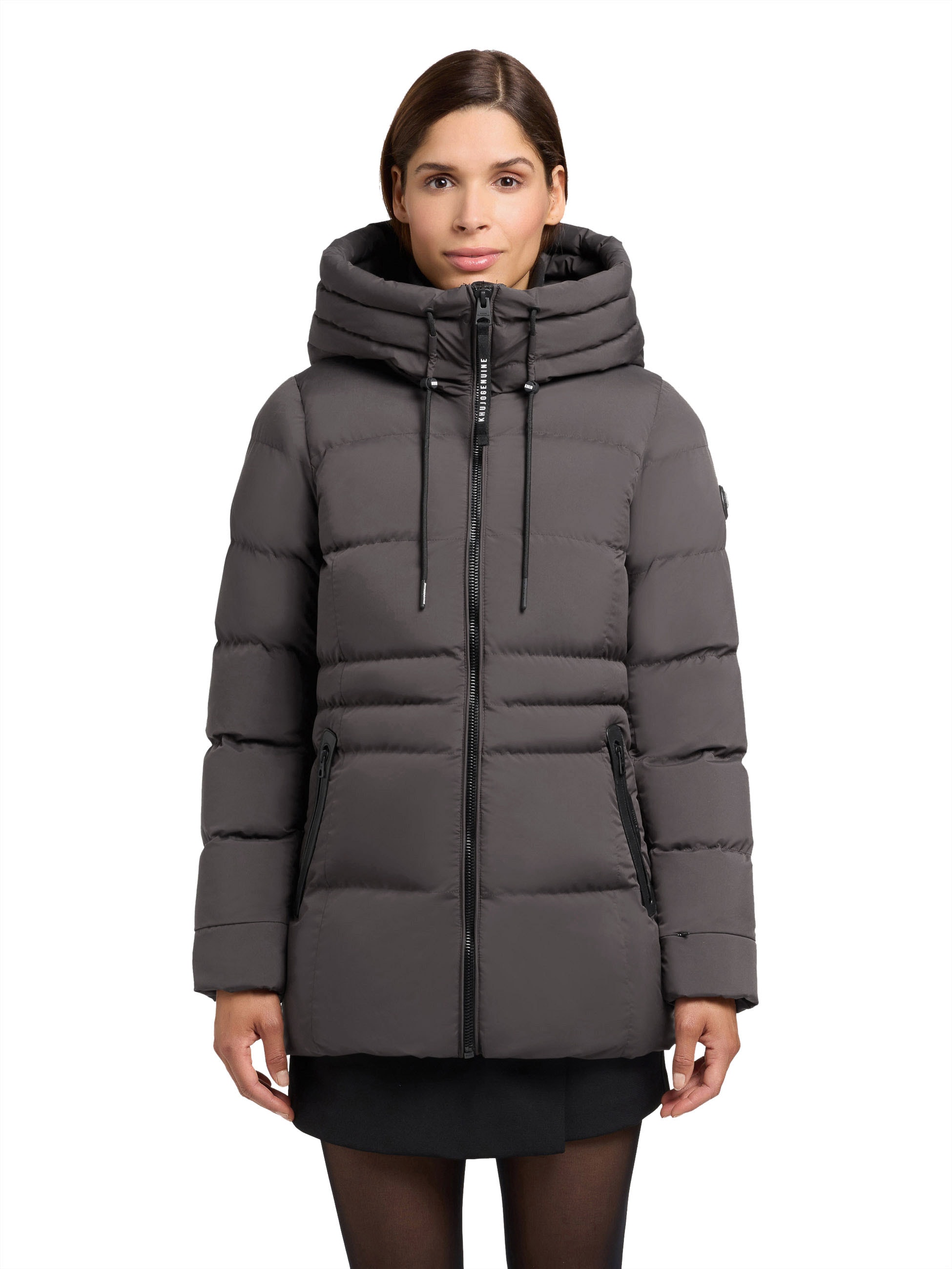 khujo Steppjacke "MATLA" mit Kapuze Reißverschlusstaschen mit Fleecefutter, günstig online kaufen