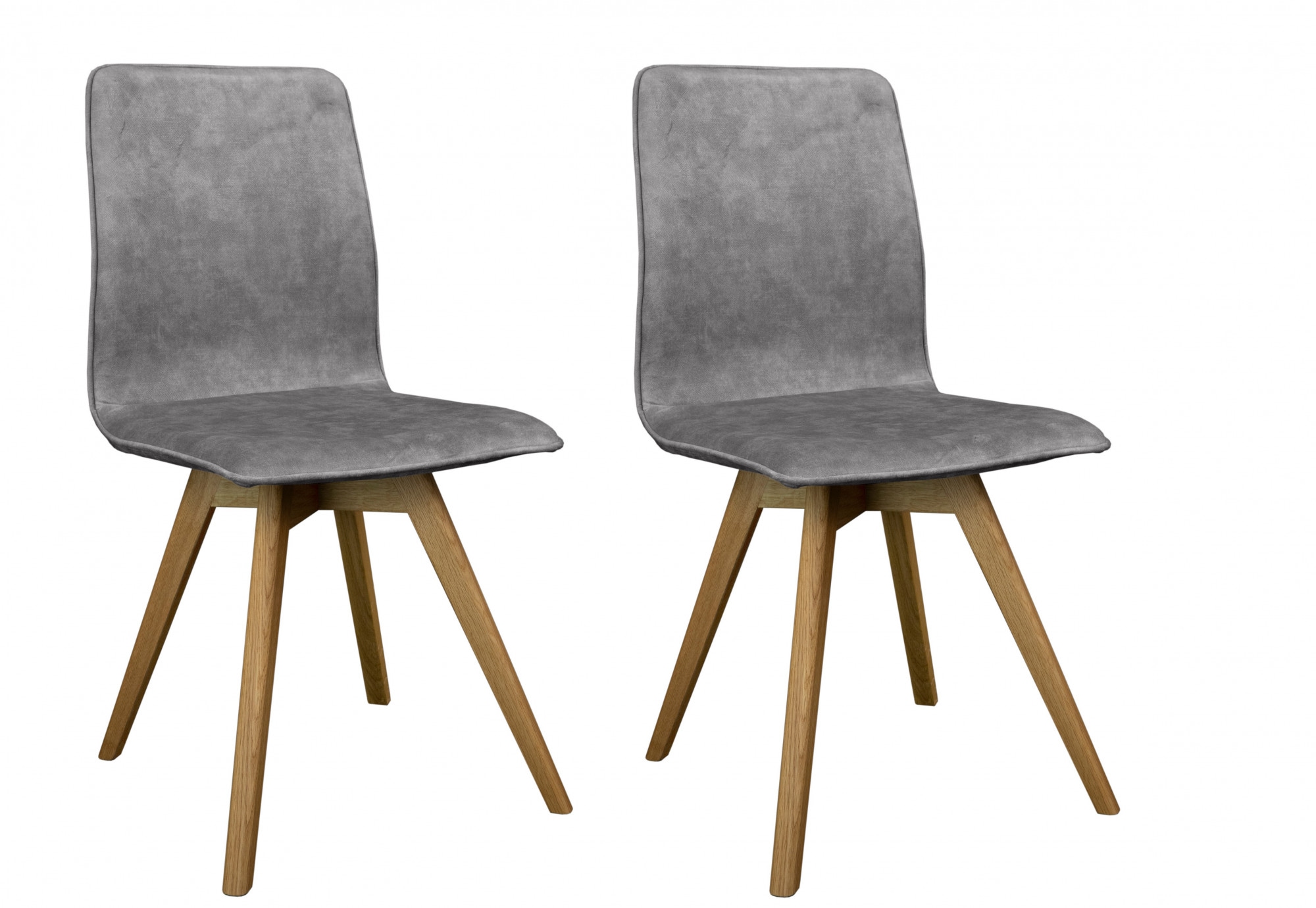 andas Esszimmerstuhl "Rania", (Set), 2 St., Samtvelours, Massivholzgestell, günstig online kaufen