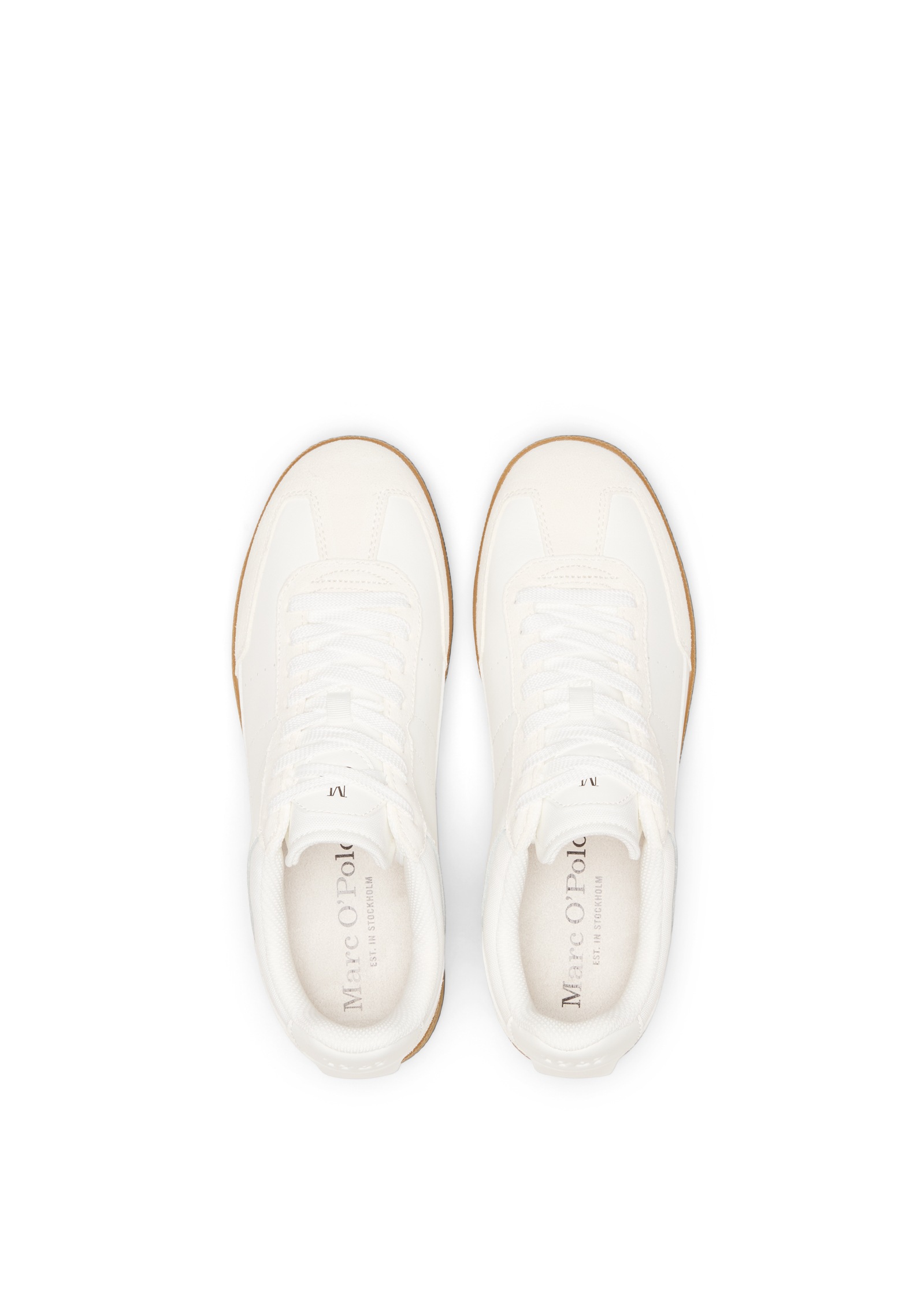 Marc O'Polo Sneaker »Charlie«  Schnürschuh, Halbschuh, Casual-Sneaker mit honigfarbener Laufsohle