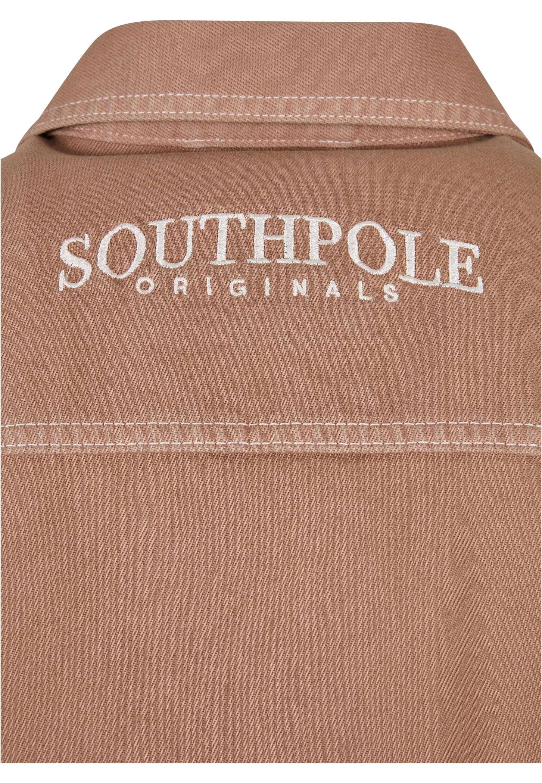 Southpole Allwetterjacke »Southpole Herren Southpole Script Cotton Jacket«, (1 St.), ohne Kapuze