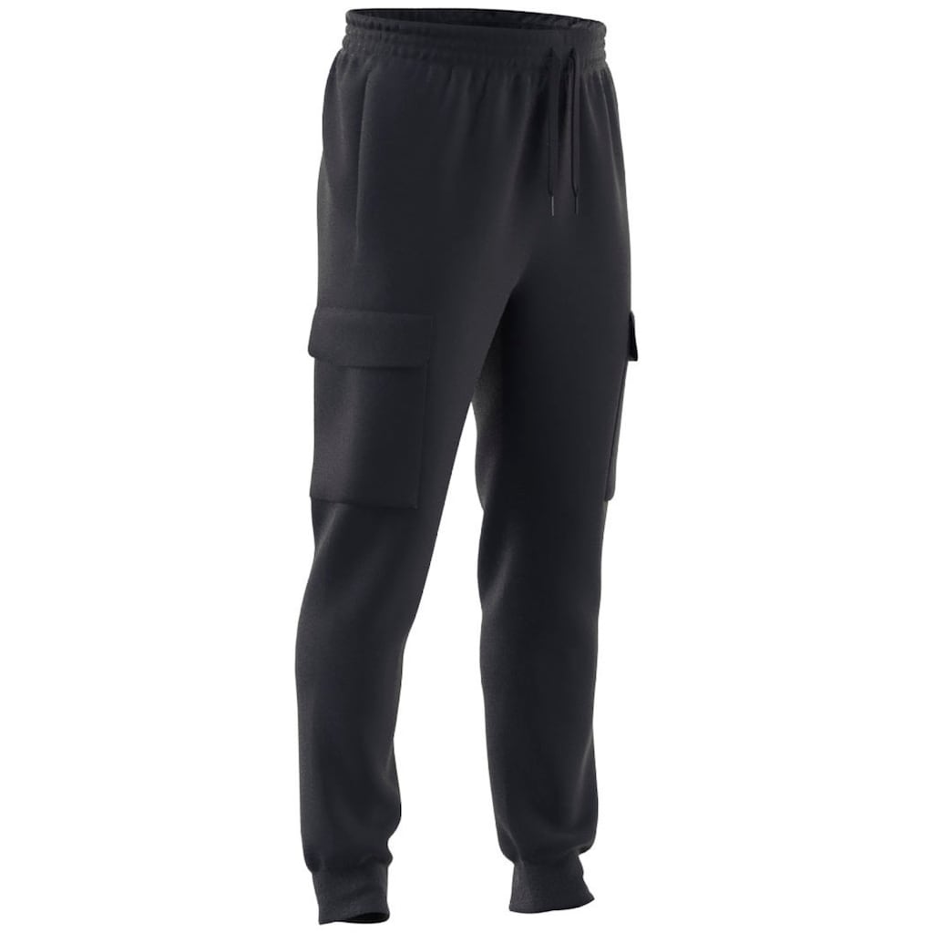 adidas Sportswear Sporthose »ESSENTIALS FLEECE REGULAR TAPERED CARGOHOSE«, (1 tlg.)