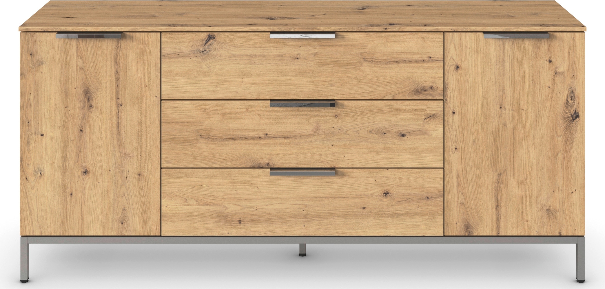 rauch Kombikommode »Kommode Türkommode Sideboard Kombikommode FLIPP«, (Breite 160 cm mit 2 Einlegeböden), 2-türig mit 3 Schubladen und Soft-Close-Funktion