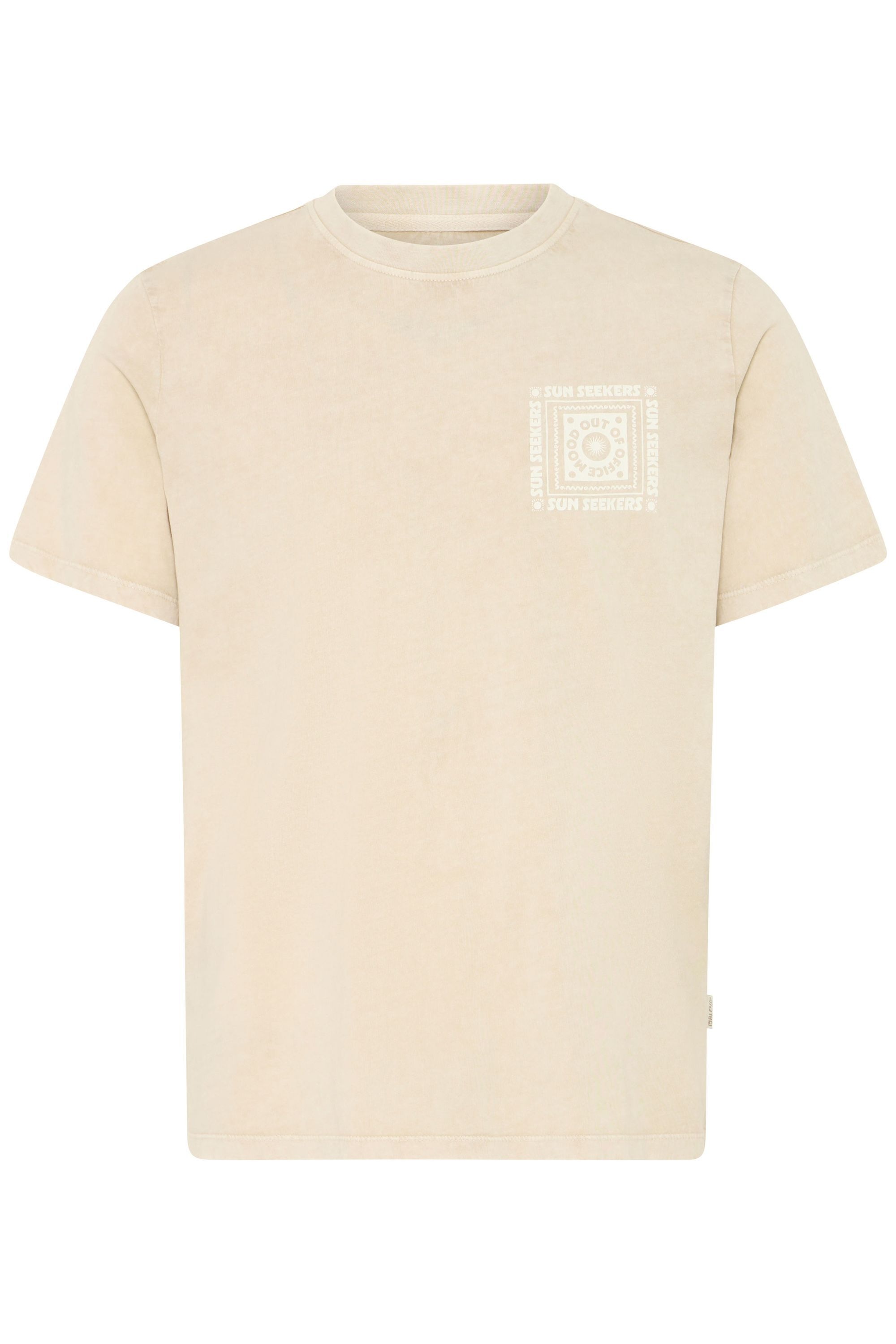 Blend Rundhalsshirt "BHKayden" Sommerliches T-Shirt mit Frontprint günstig online kaufen