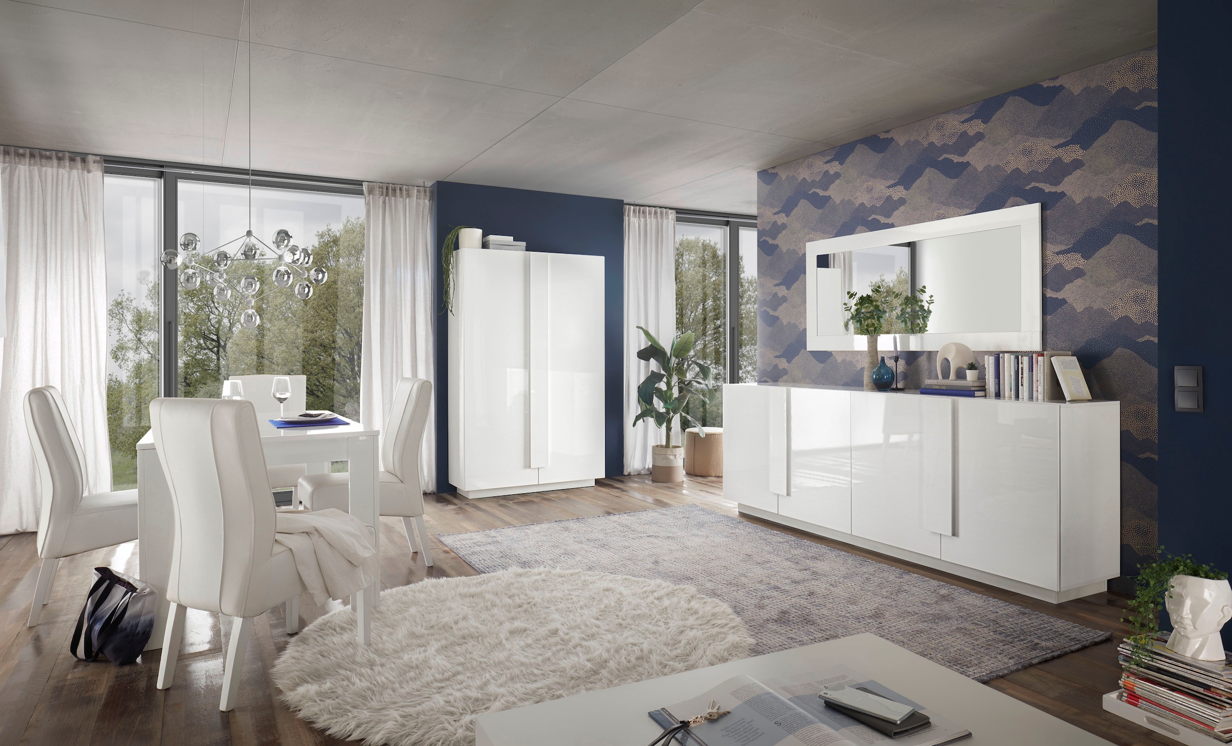 INOSIGN Sideboard »Jupiter«, Breite 241 cm mit 4 Türen