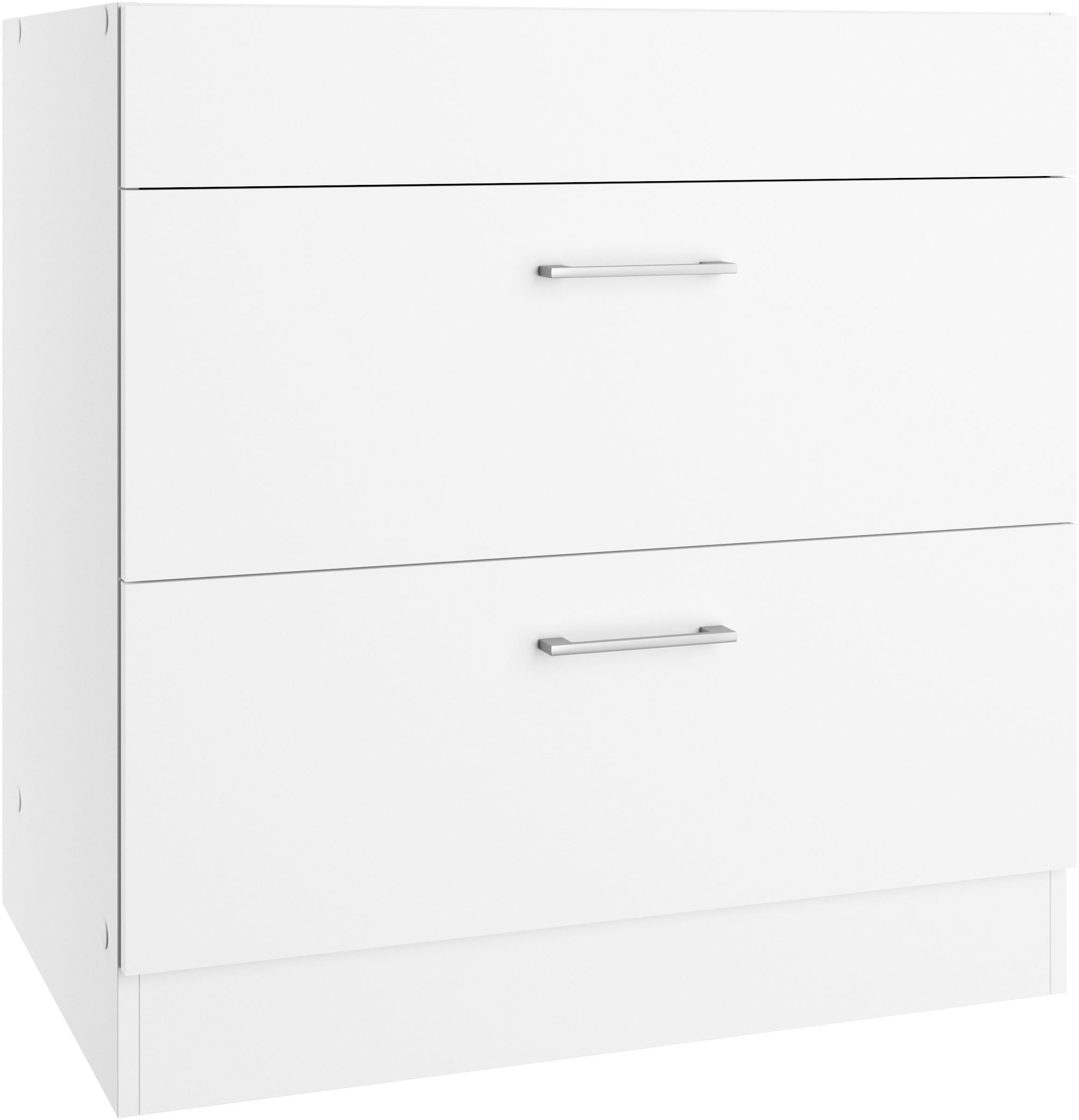KOCHSTATION Kochfeldumbauschrank "KS-Milan" Kochfeldumbau 80 cm, matte oder günstig online kaufen