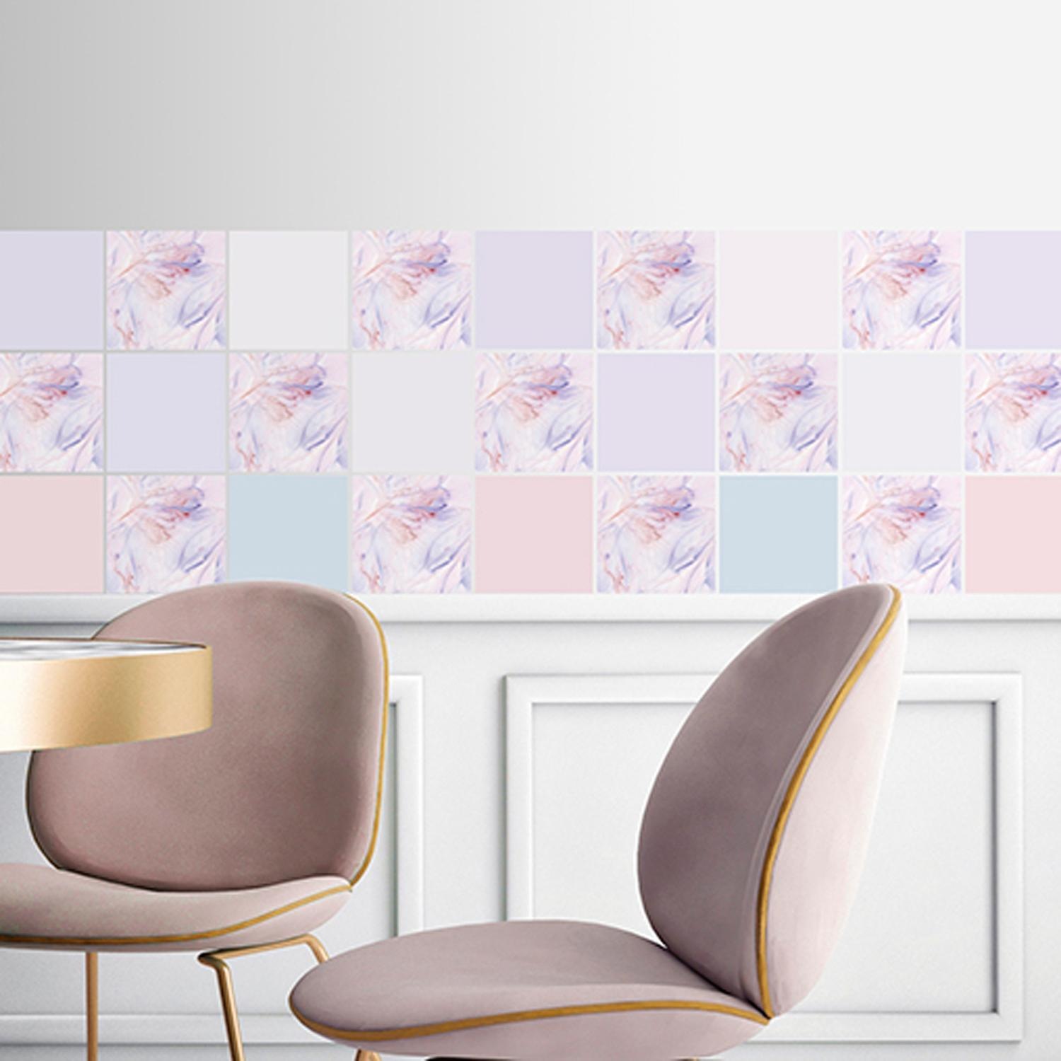 queence Fliesenaufkleber "Blumen" Stickerfliesen, selbstklebend, Sticker, 1 günstig online kaufen