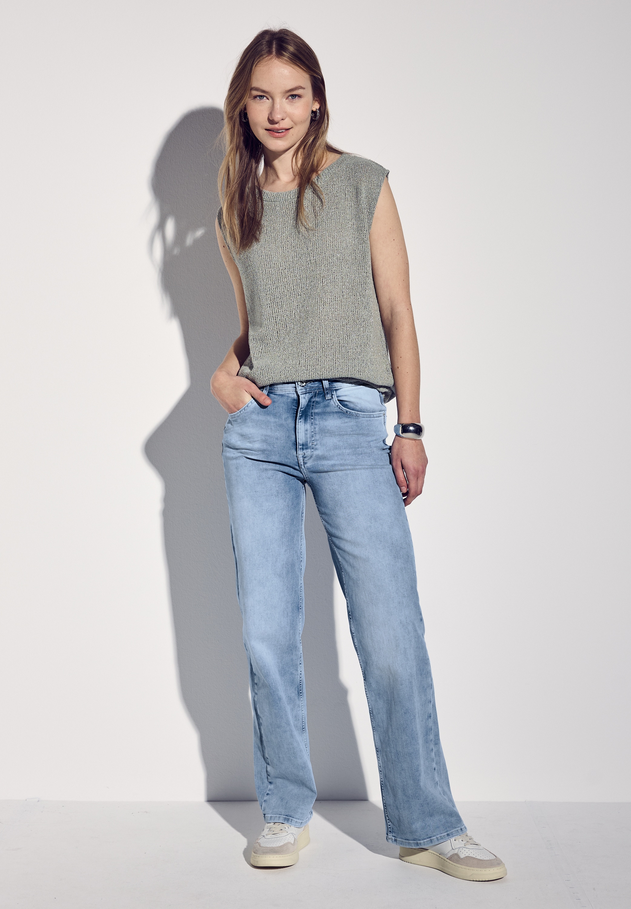 STREET ONE Comfort-fit-Jeans, High Waist