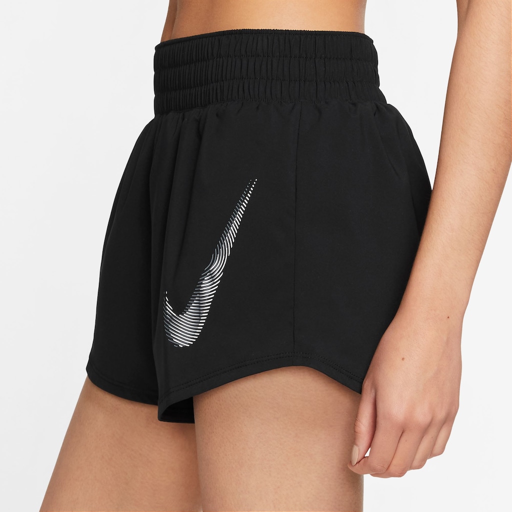 Nike Laufshorts »DRI-FIT ONE SWOOSH WOMEN'S MID-RISE RUNNING SHORTS«