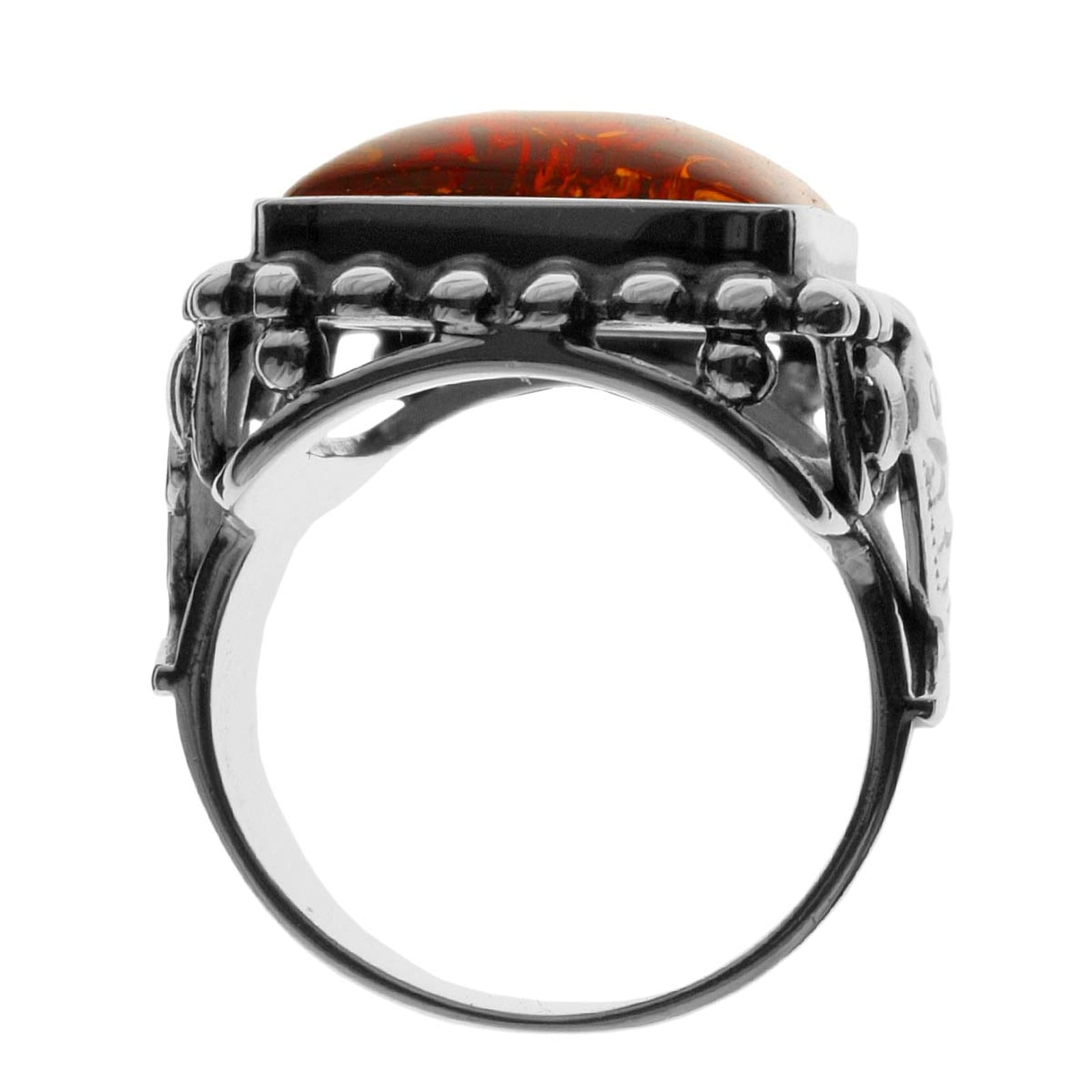 OSTSEE-SCHMUCK Fingerring »Ostsee-Schmuck Ring Fischland 18x15 mm Ring Fischland 18x15 mm«, (1 tlg.)
