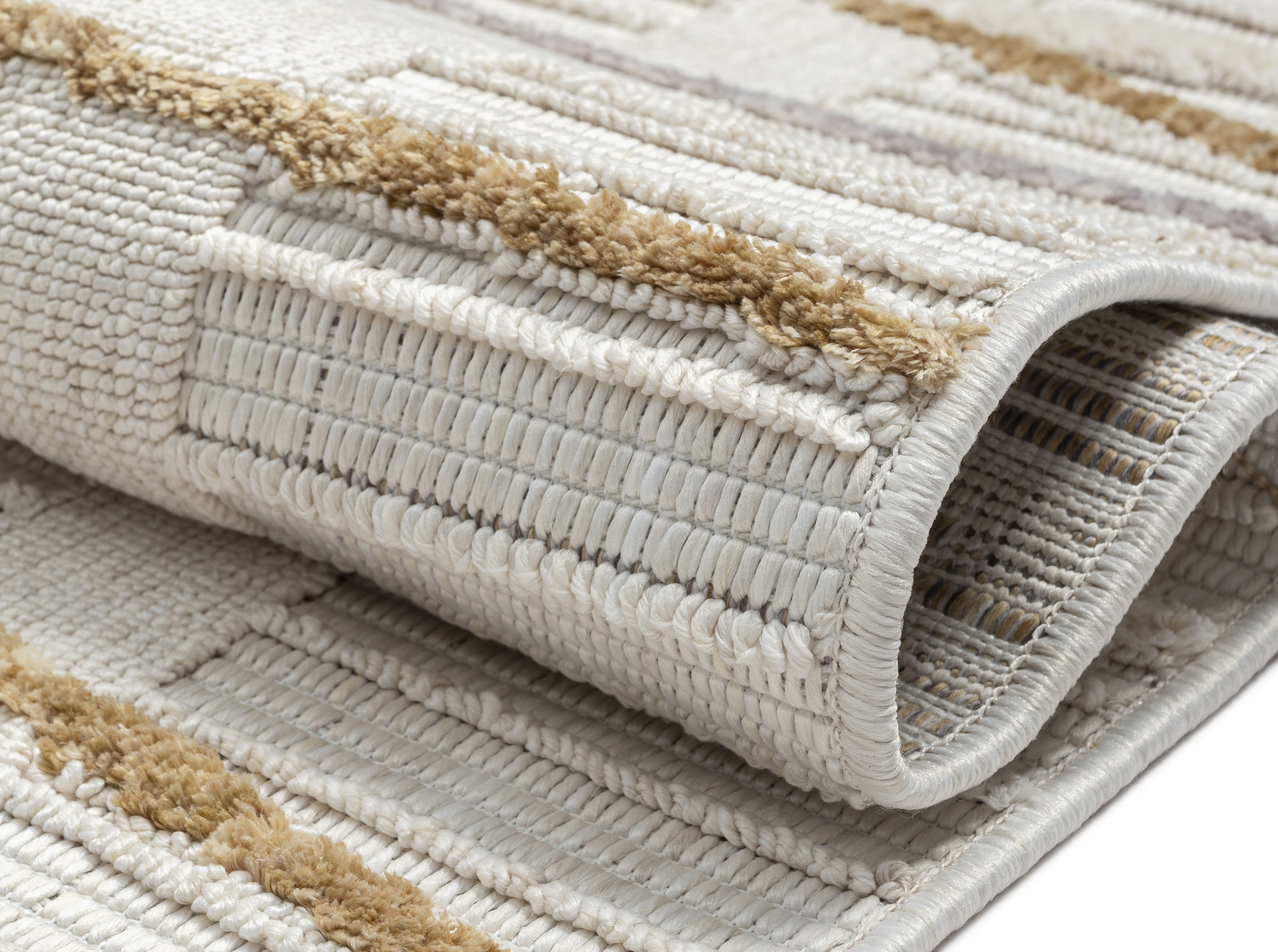 Thumbnail - Myflair Möbel & Accessoires Teppich "Luana 1 Lagerräumung", rechteckig, 10 mm Höhe, Kurzflor, Sisal Optik, Hoch-Tief Eff...