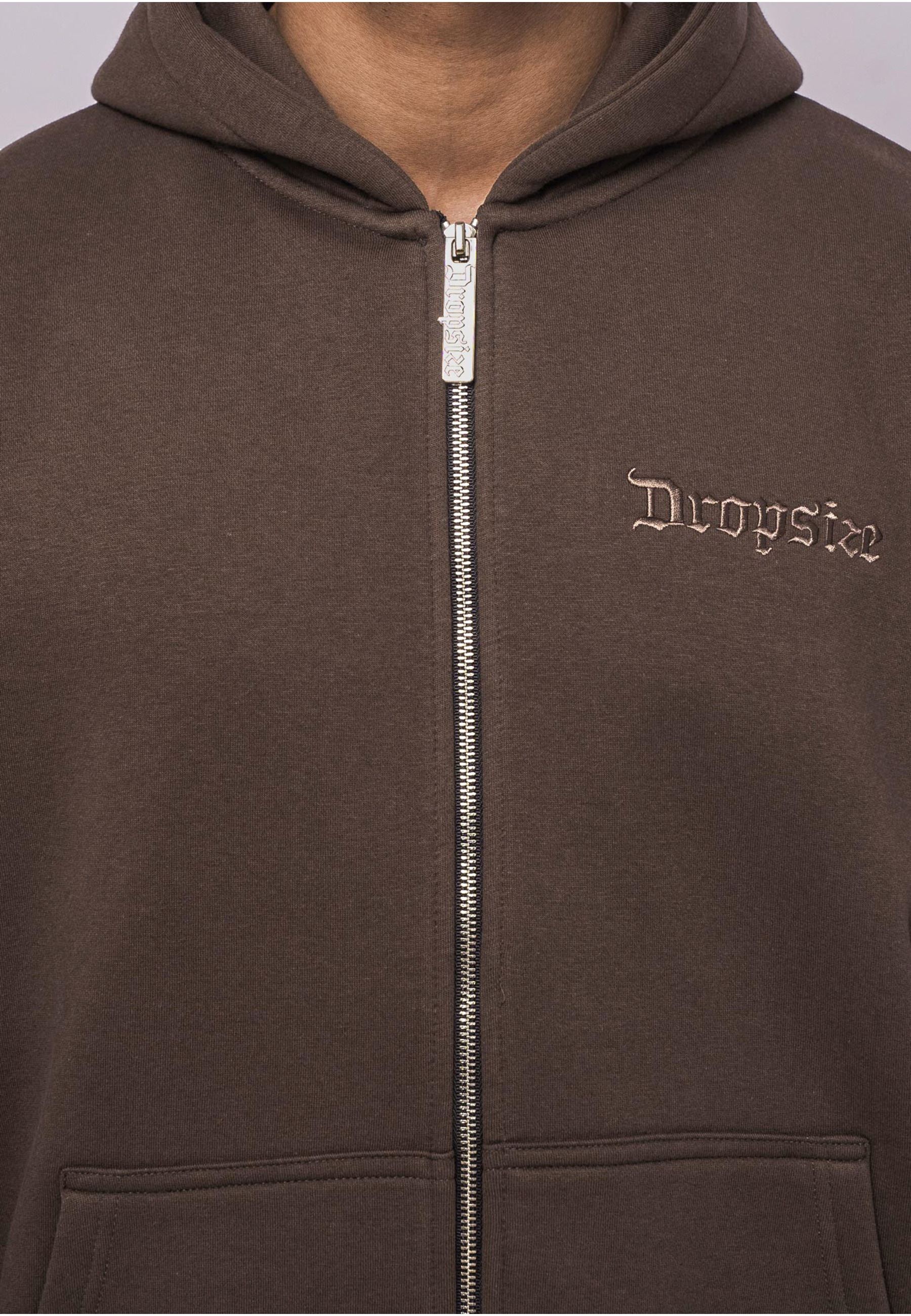 Dropsize Kapuzensweatshirt »Dropsize Herren Super Heavy Oversized Zip-Hoodie«, 1
