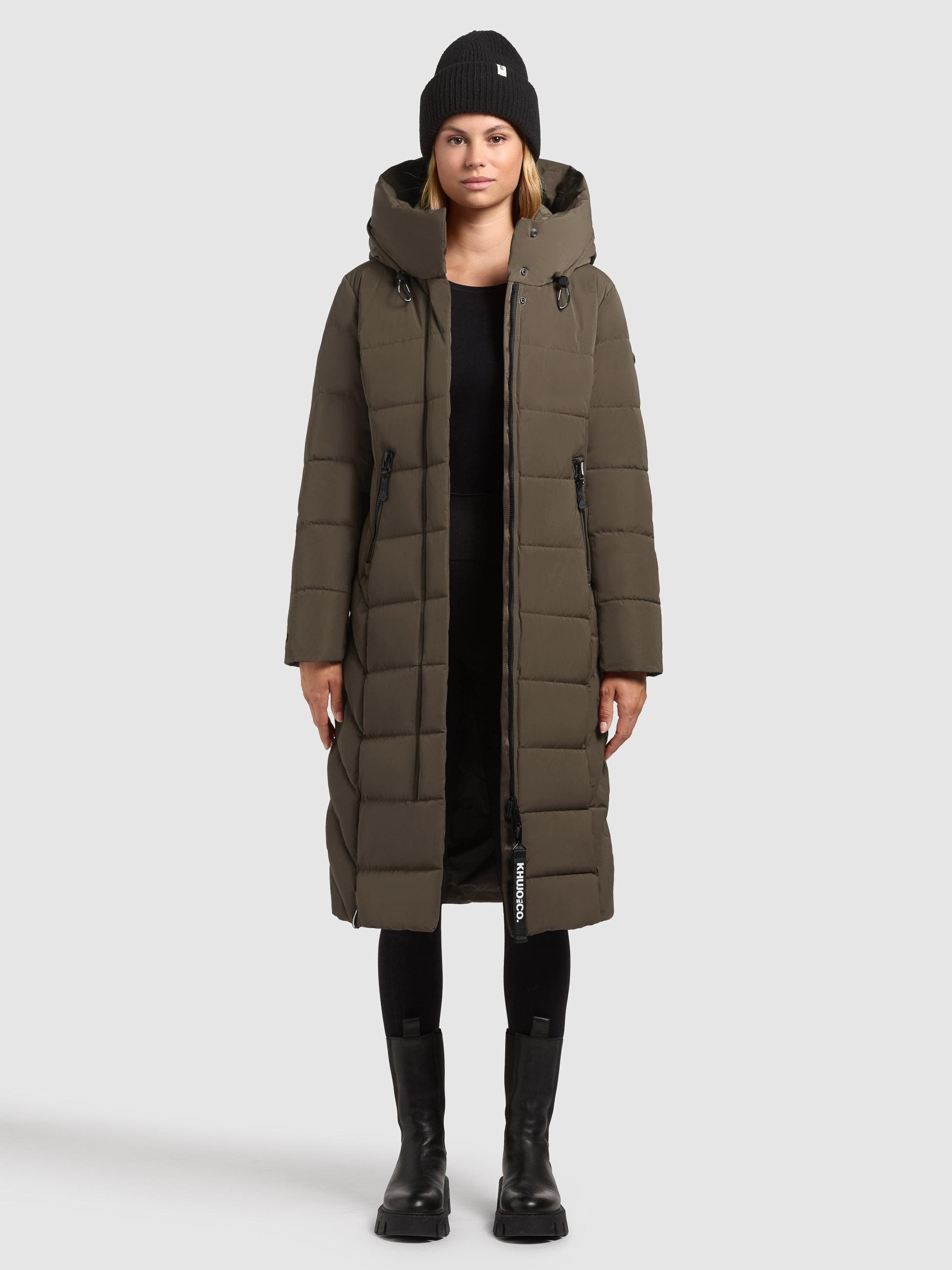 khujo Wintermantel »Sensy-YM«, Warmer Steppmantel mit Kapuze
