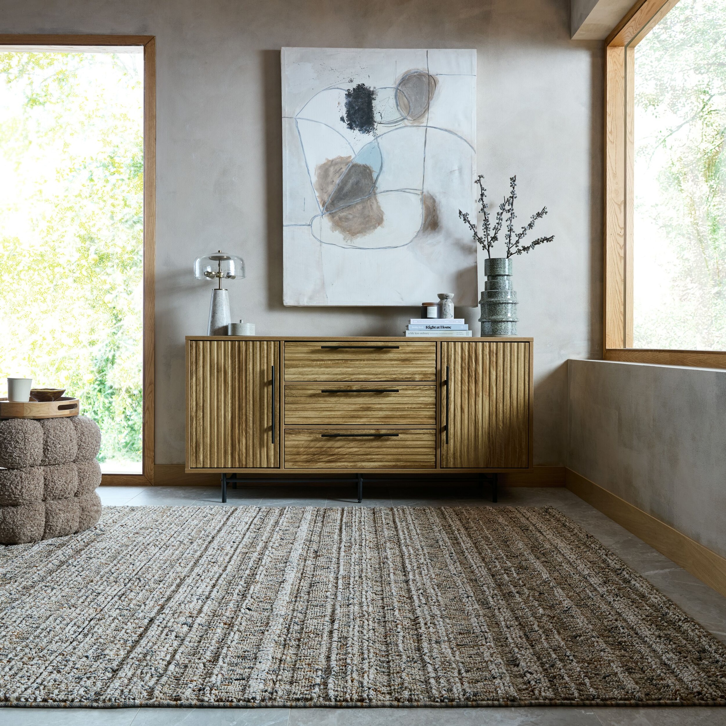FLAIR RUGS Designteppich "AMILY" rechteckig 12 mm Höhe Meliertes Design, Für Wohn-, Schlaf- und Esszimmer geeignet