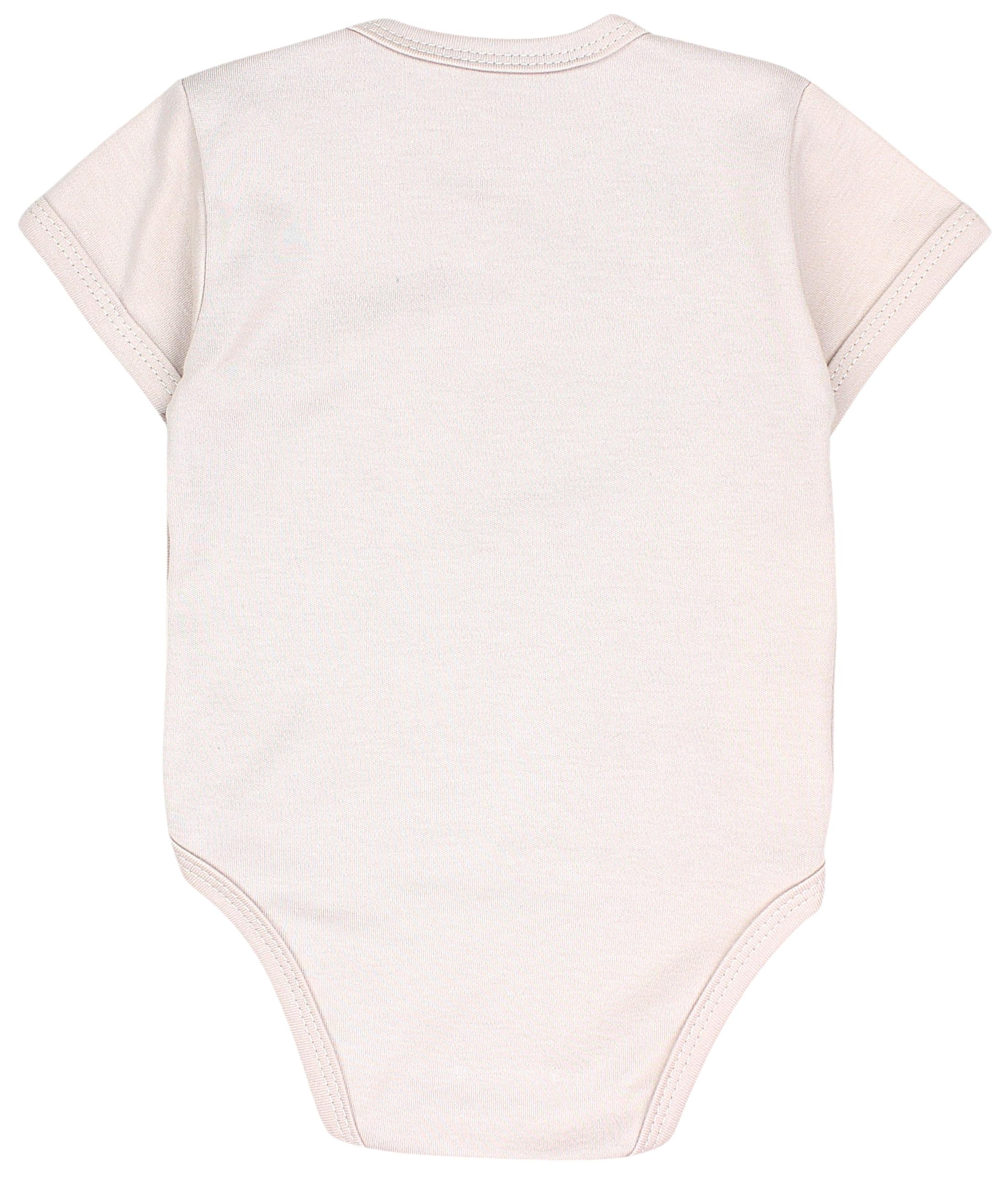 TupTam Kurzarmwickelbody »Wickelbody Baby Jungen Kurzarm Wickelbody 5er Set«
