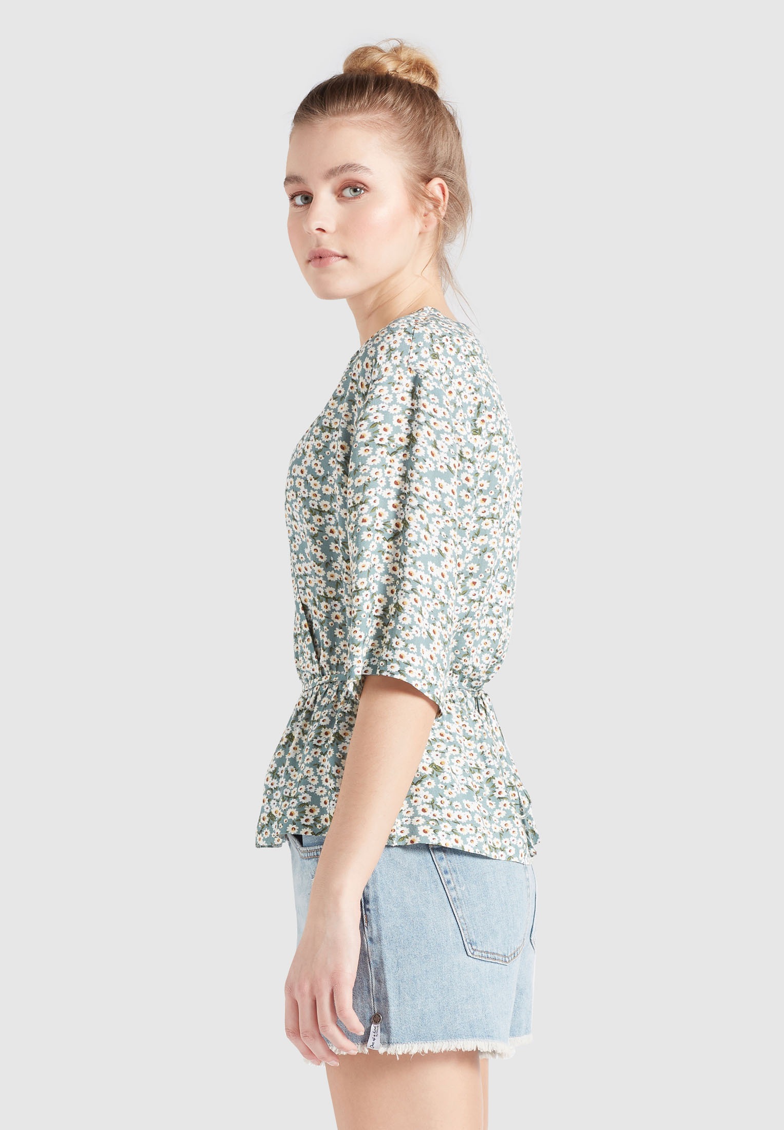 khujo Shirtbluse »RINALDA«, aus Viskose in Wickel-Optik