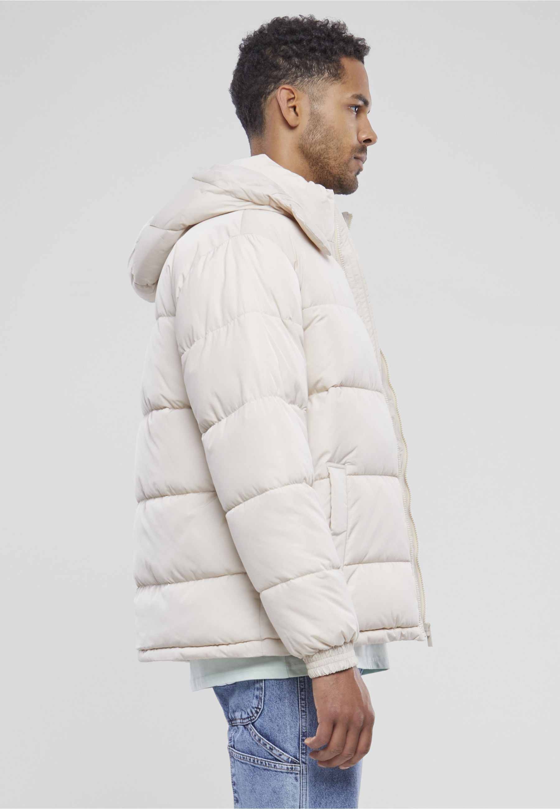Karl Kani Winterjacke »Karl Kani Herren KM233-058-3 KK Retro Hooded Puffer Jacket« 1 Stk. tlg. ohne Kapuze