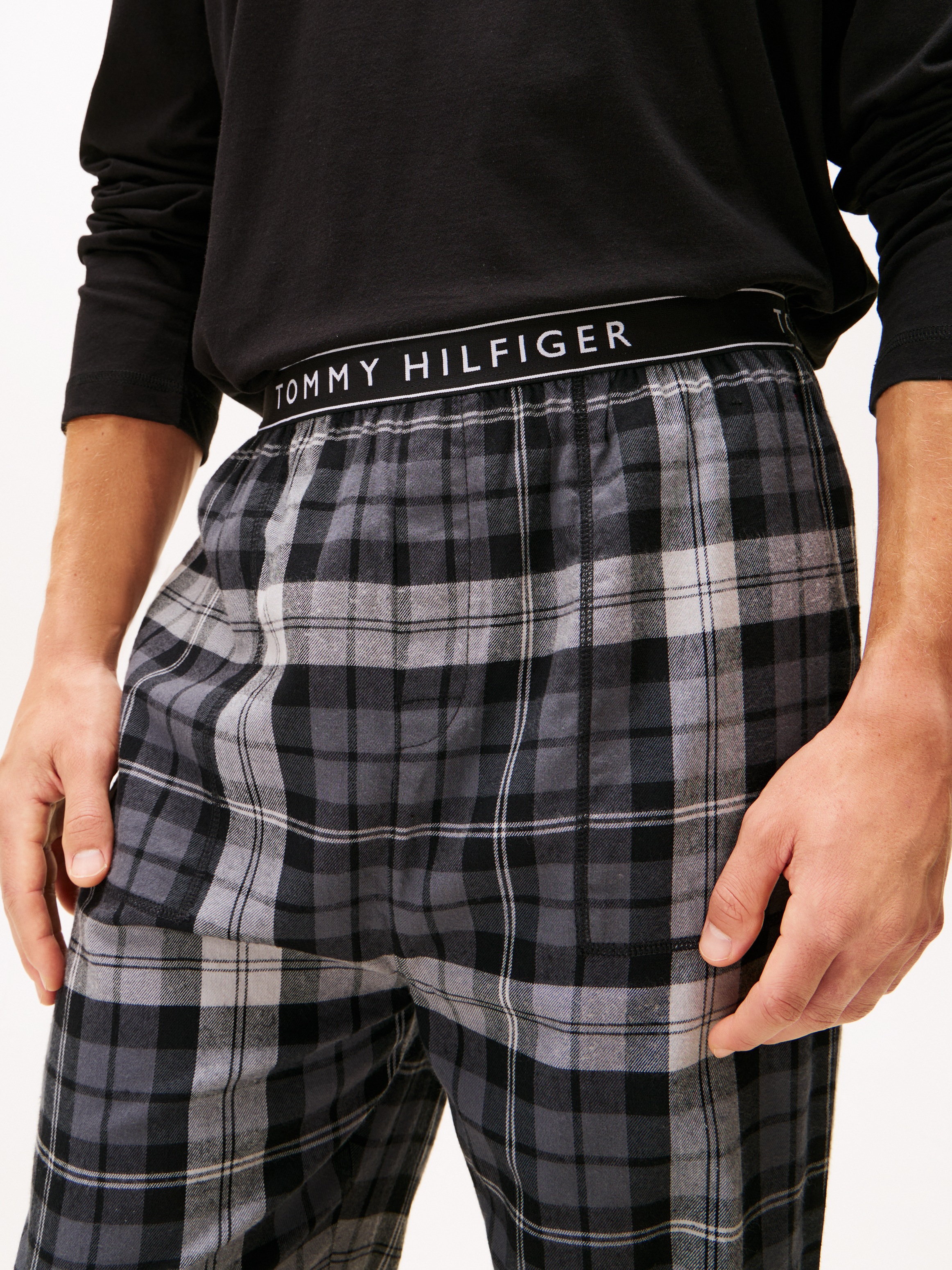 Tommy Hilfiger Underwear Pyjamahose, aus Flanell, elatischer Bund, normale günstig online kaufen