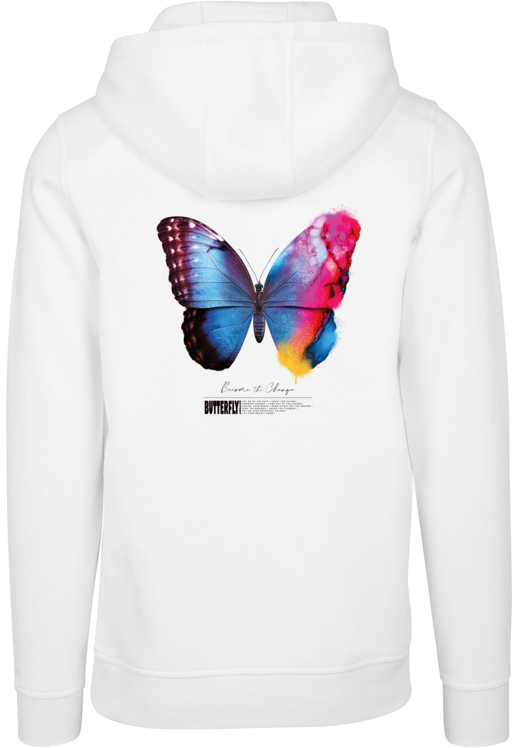 MisterTee Kapuzensweatshirt "MisterTee Herren Become the Change Butterfly 2 günstig online kaufen