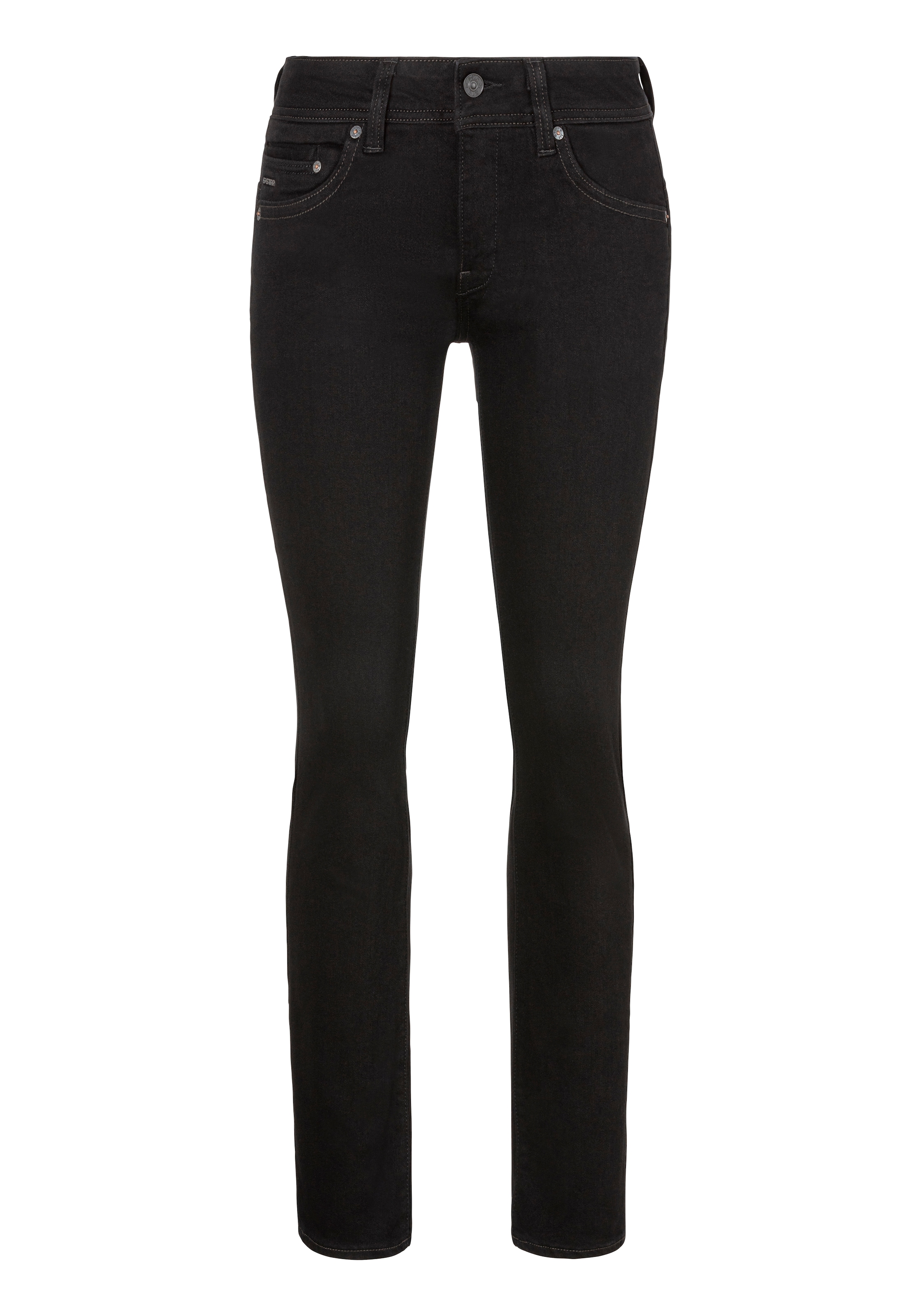 5-Pocket-Jeans »Midge Straight«, mit Verstelllasche hinten am Bund