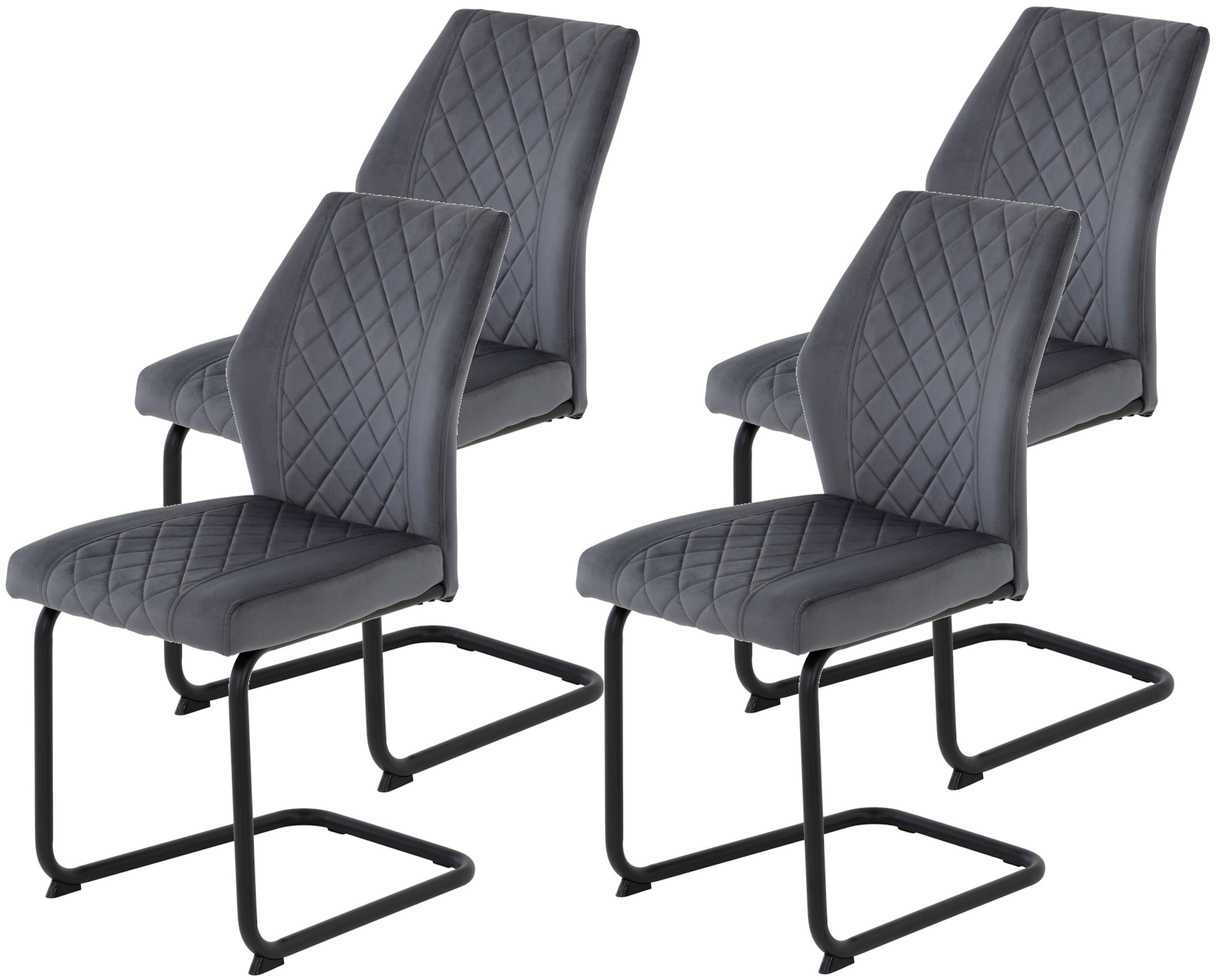 HELA Freischwinger "Freischwinger DALLAS 140kg belastbar, mit Rautensteppun günstig online kaufen