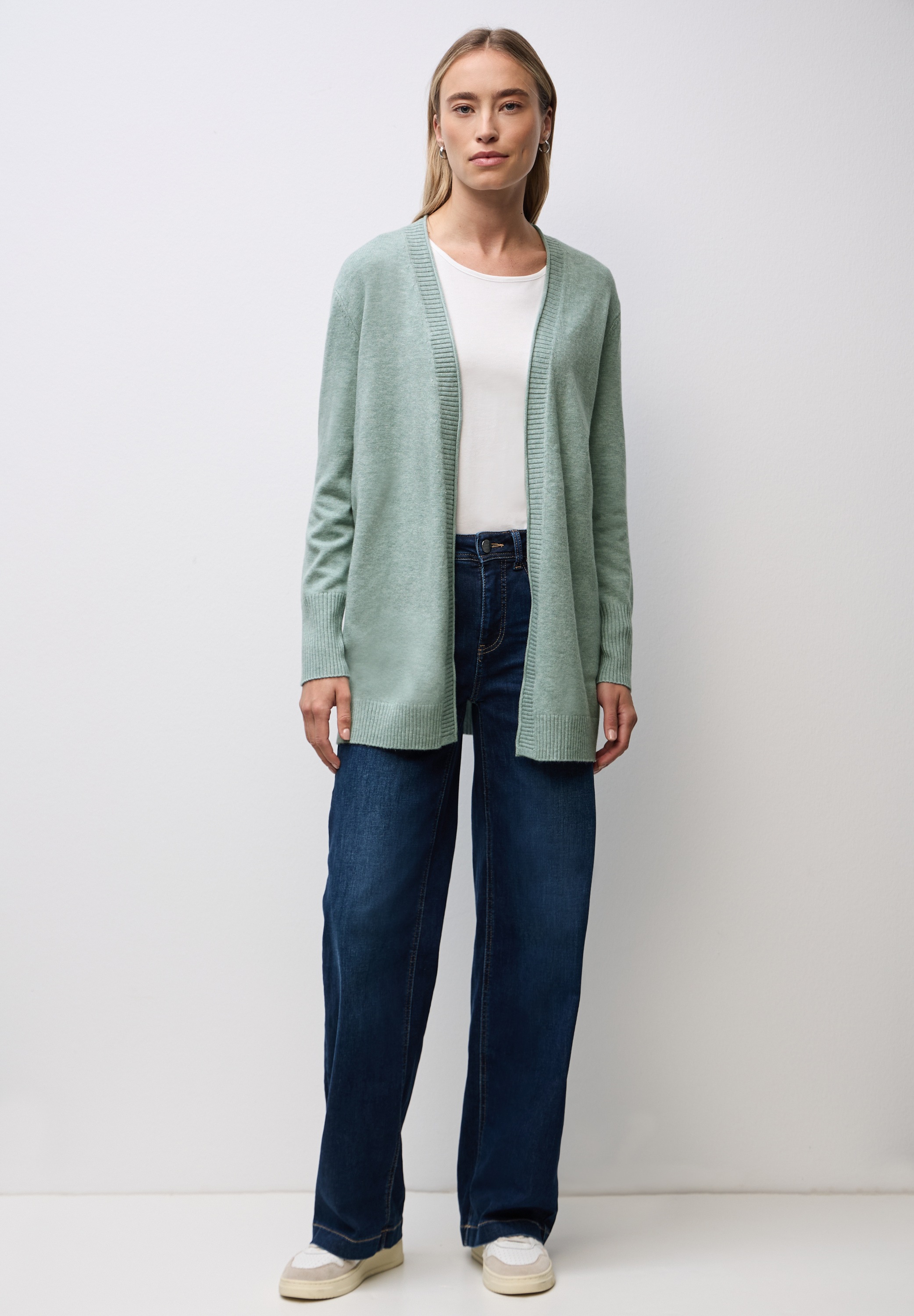 STREET ONE Strickjacke in Unifarbe