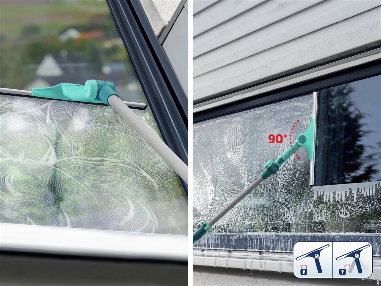 Leifheit Wasserabzieher »Window Slider XL Telescope 2 m«