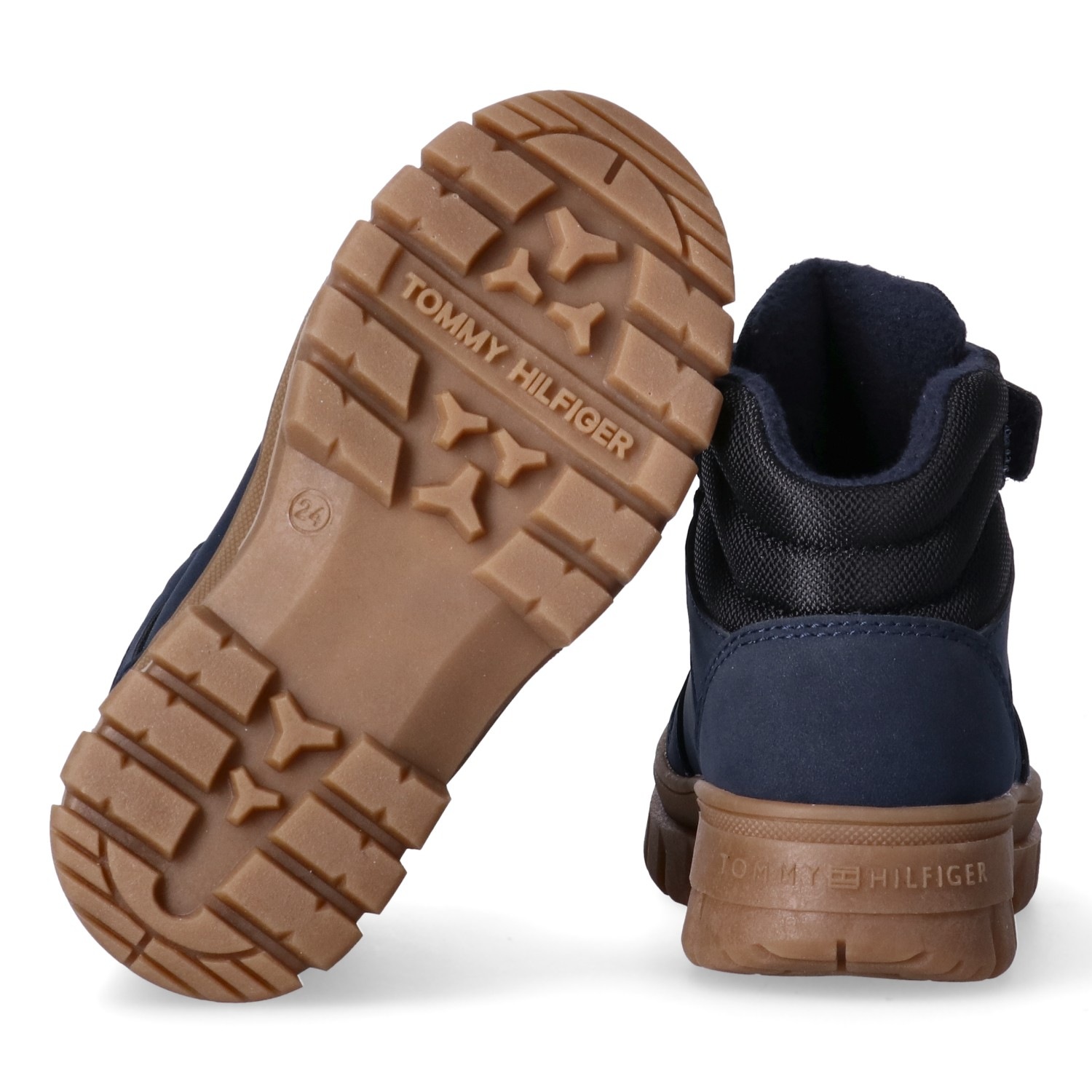 Tommy Hilfiger Schnürboots  Casual-Boots, Herbstboots mit praktischem Klettverschluss