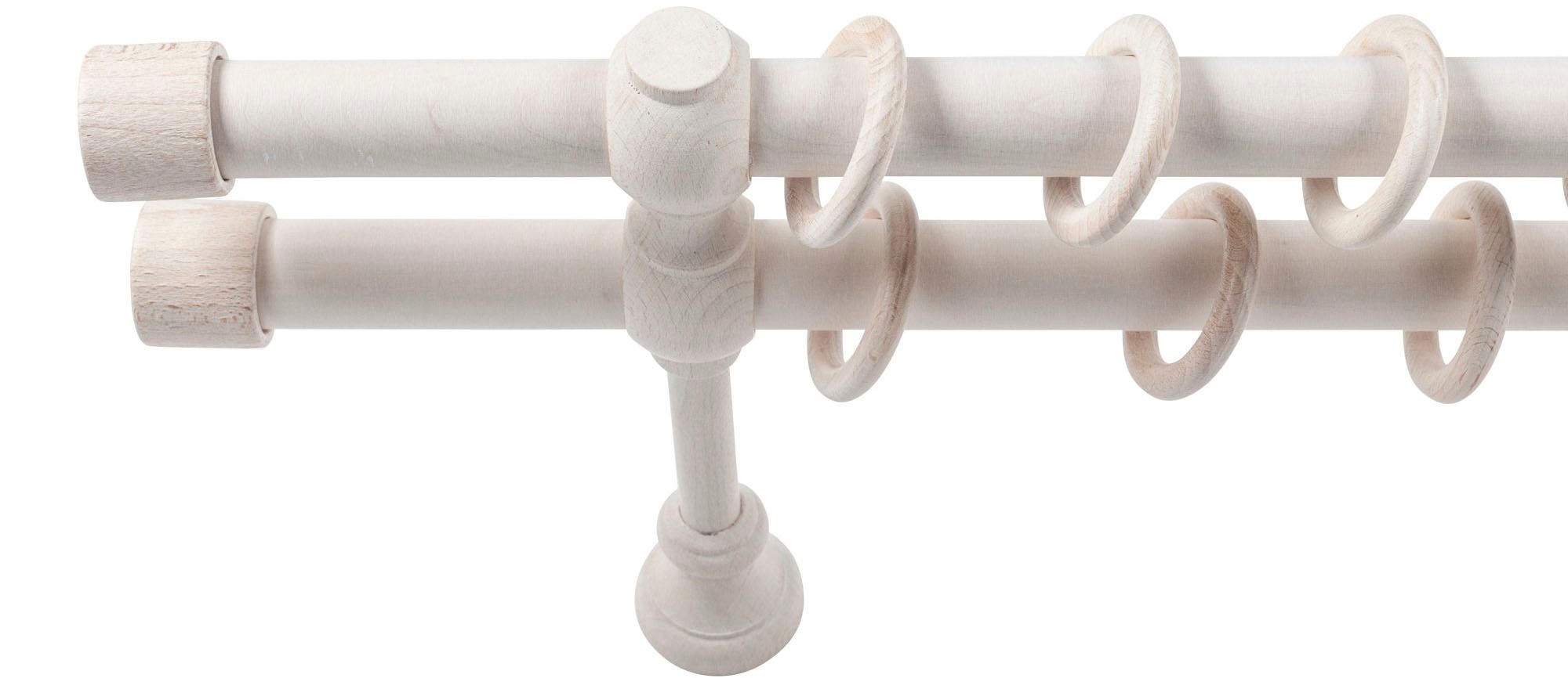 SN DECO GROUP Gardinenstange »Cafiro«, 2 läufig-läufig, Fixmaß