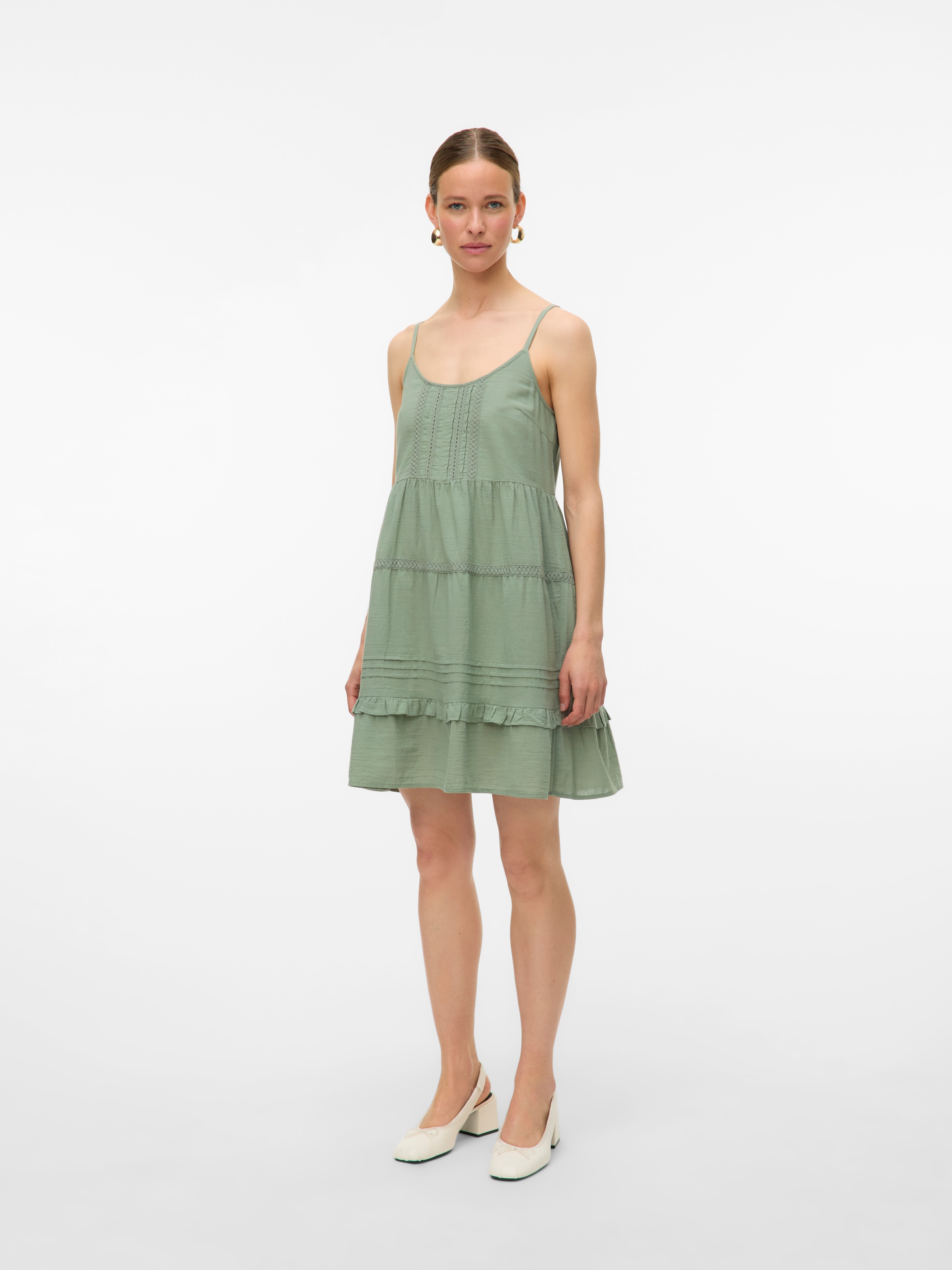 Vero Moda Trägerkleid »VMPRETTY SHORT SINGLET DRESS WVN GA NOOS«