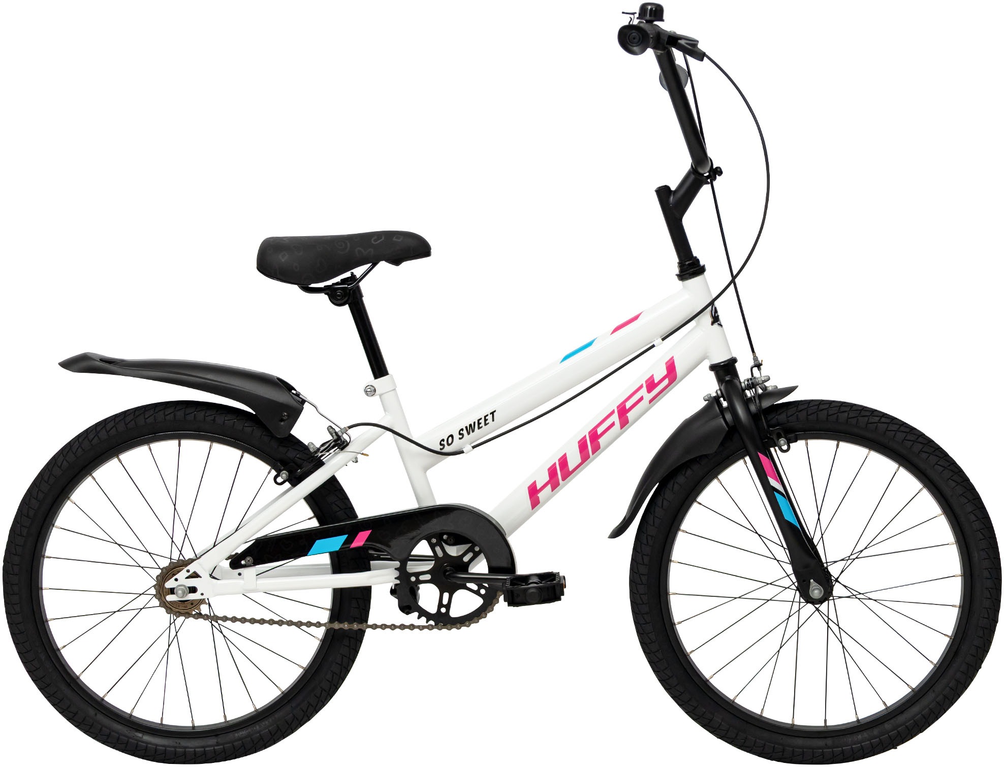 HUFFY Kinderfahrrad "So Sweet", 28cm, 20 Zoll (50,80cm) hinten: 20 Zoll (50,80cm)weiß, Fahrräder