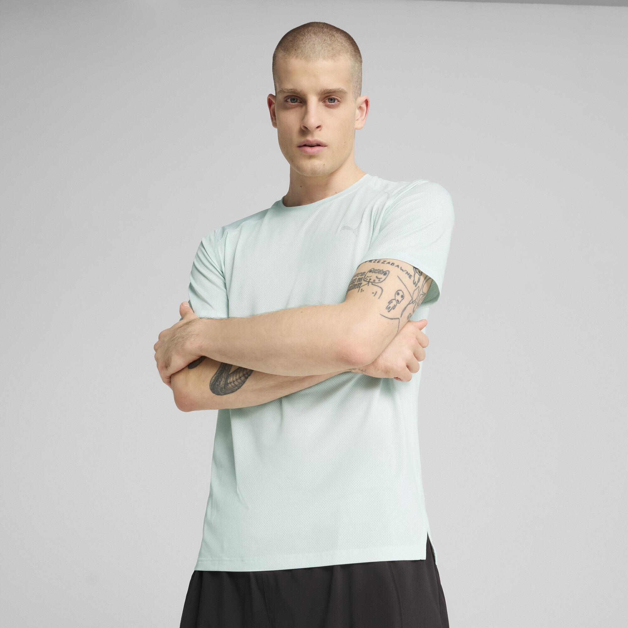 PUMA Laufshirt »PUMA RUN Mesh Graphic T-Shirt Herren«