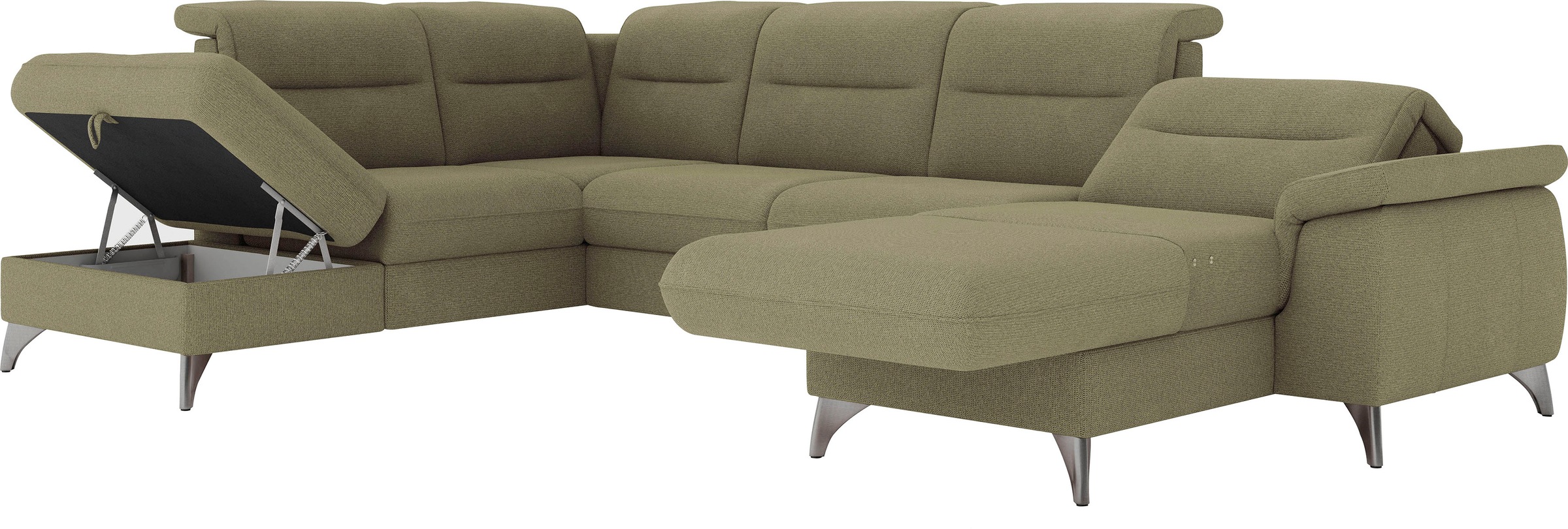 sit&more Wohnlandschaft »Astoria U-Form«, wahlweise mit motorischer Relaxfunktion